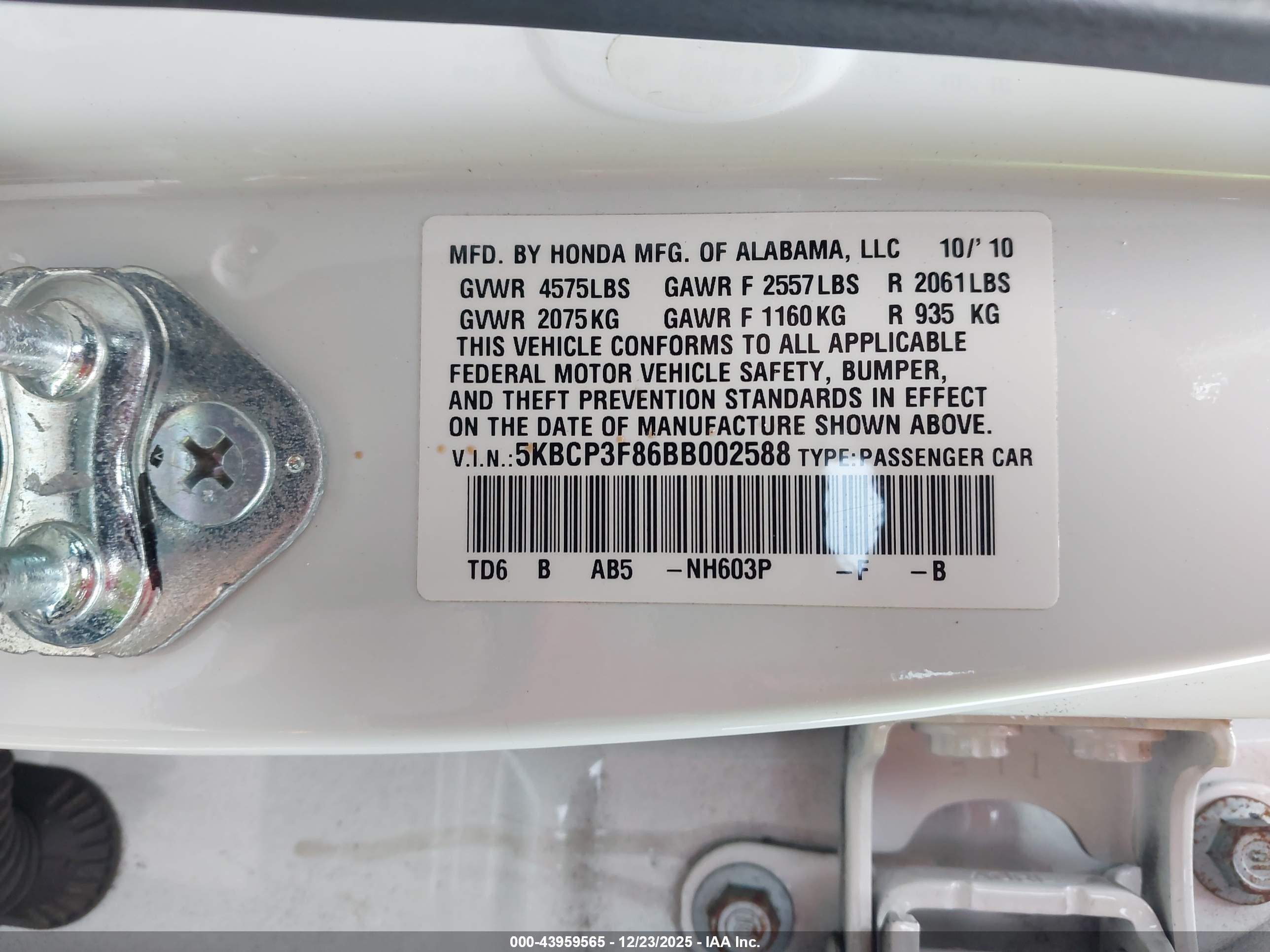 HONDA ACCORD image 9