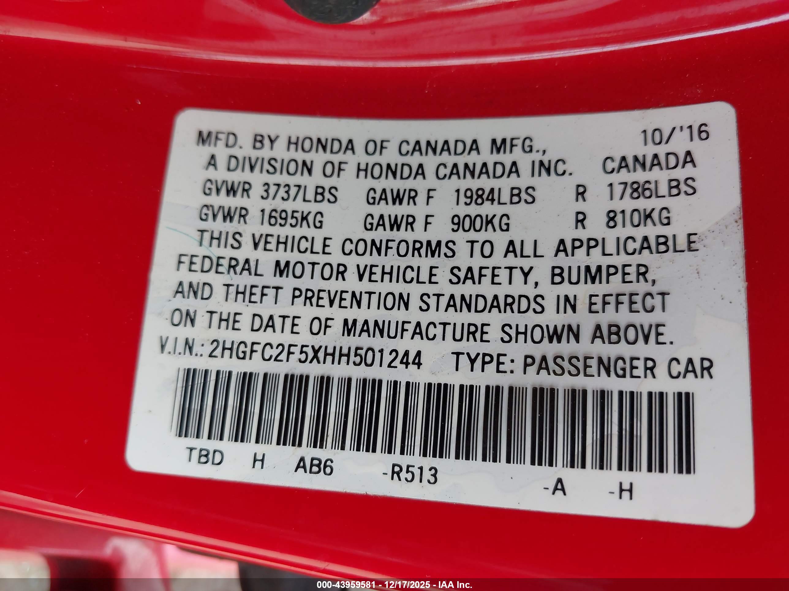 HONDA CIVIC image 9