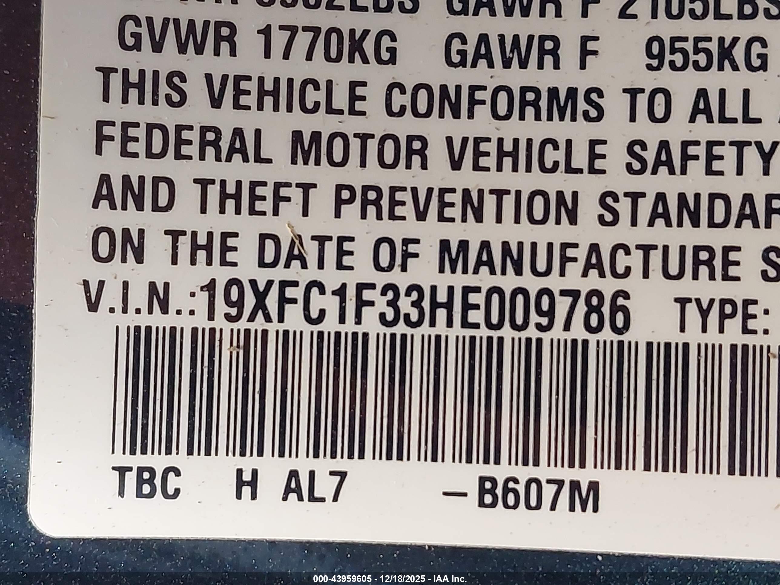 HONDA CIVIC image 9