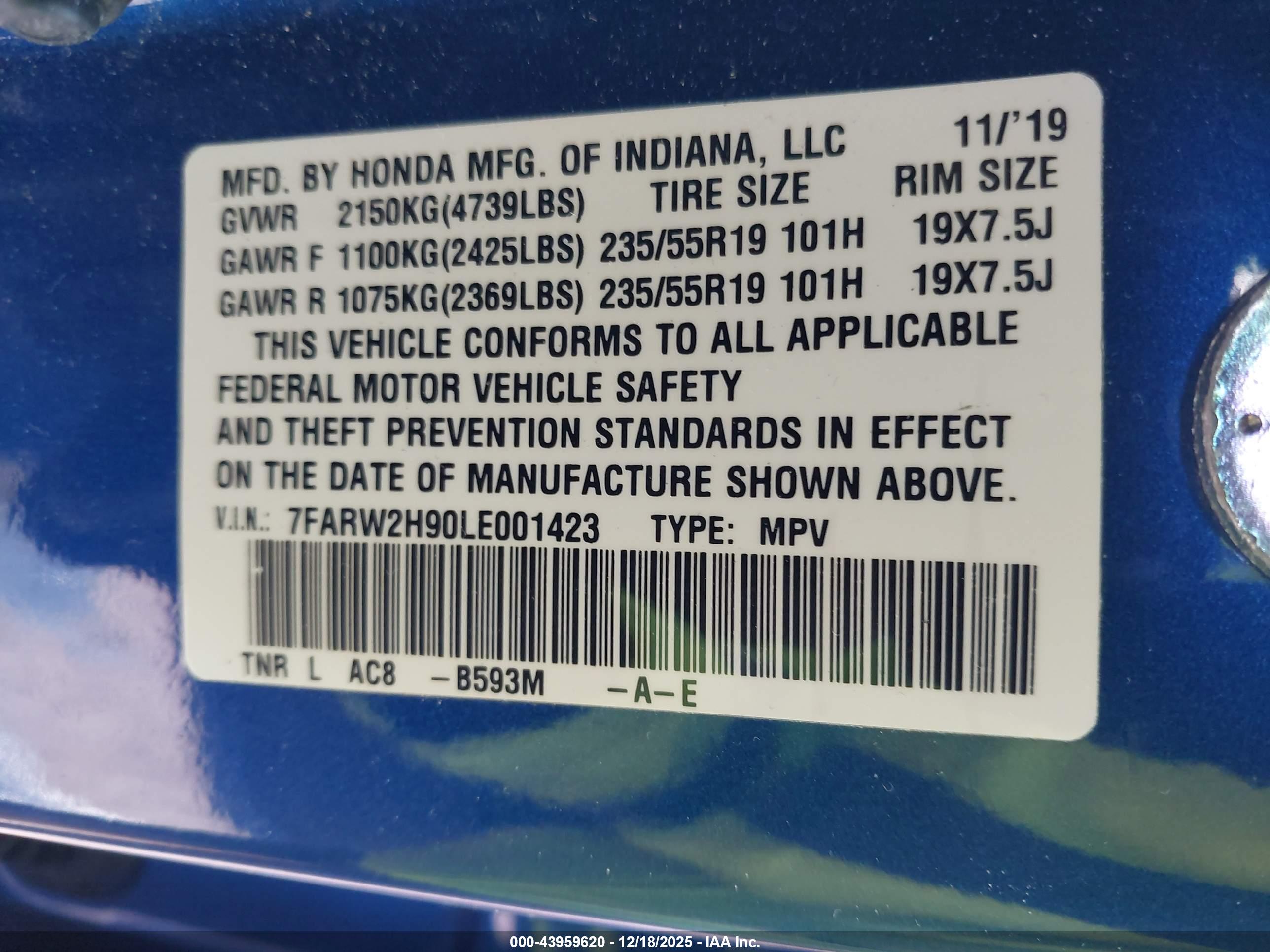 HONDA CR-V image 9
