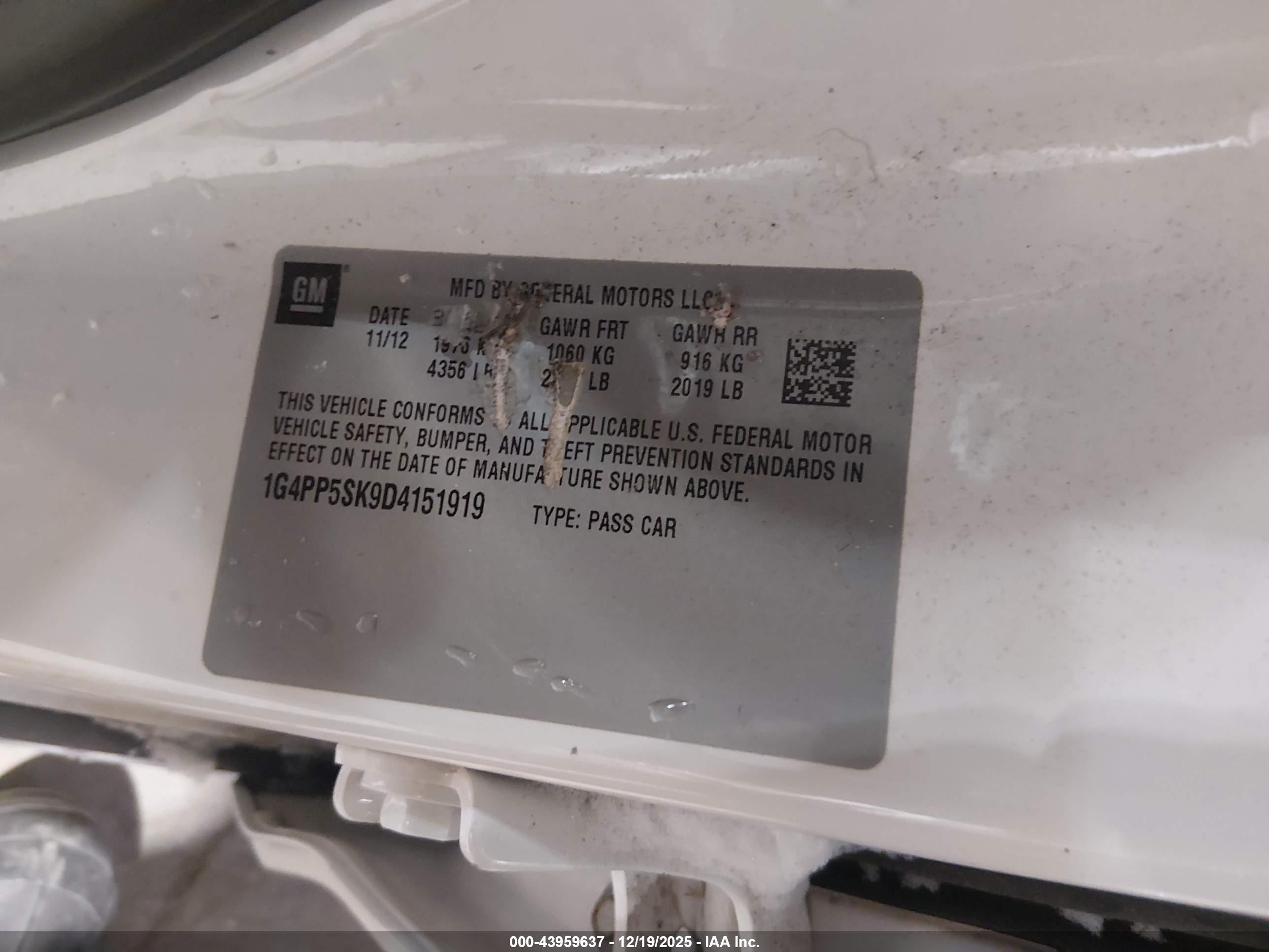 BUICK VERANO image 9