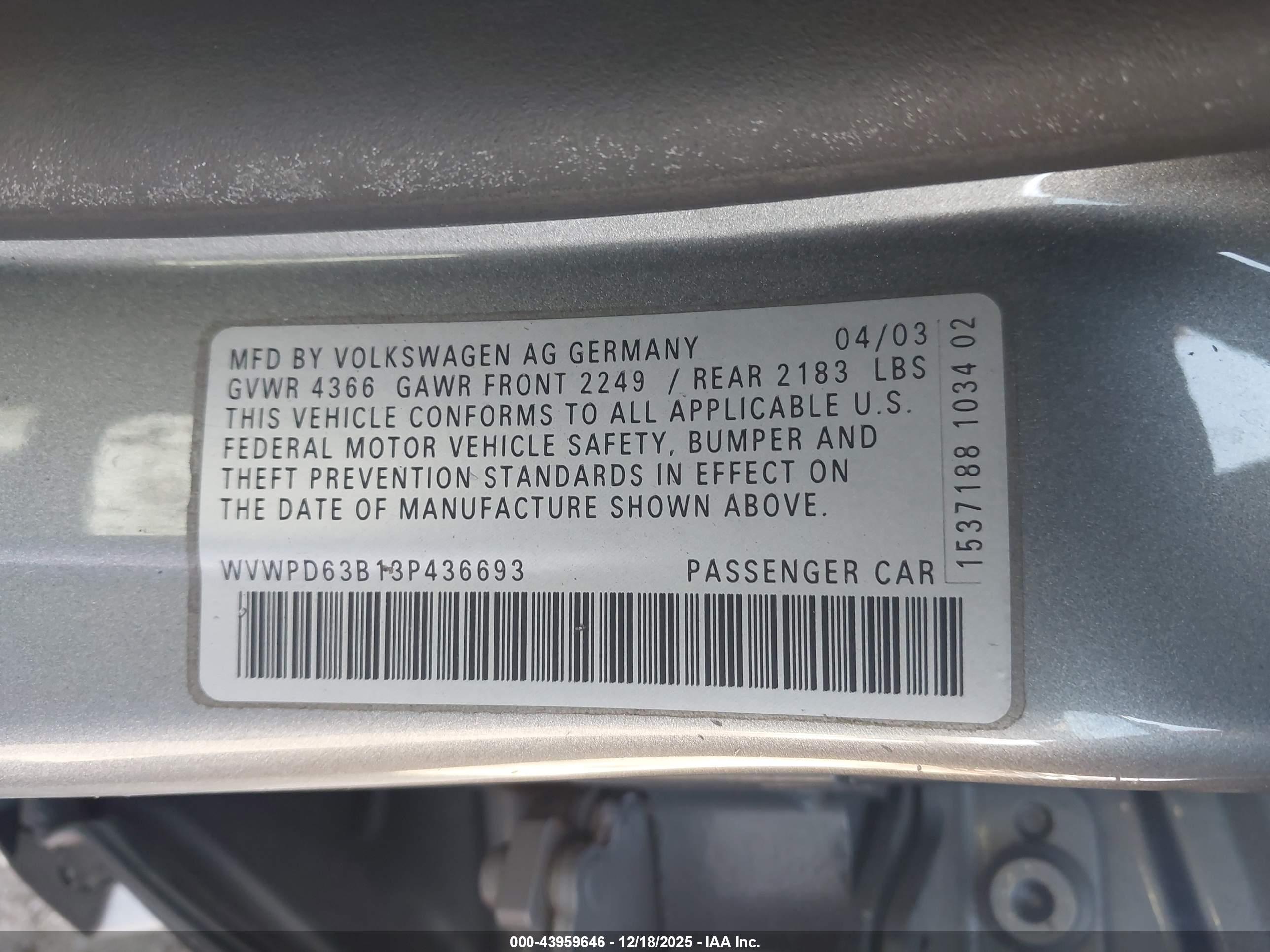 VOLKSWAGEN PASSAT image 9