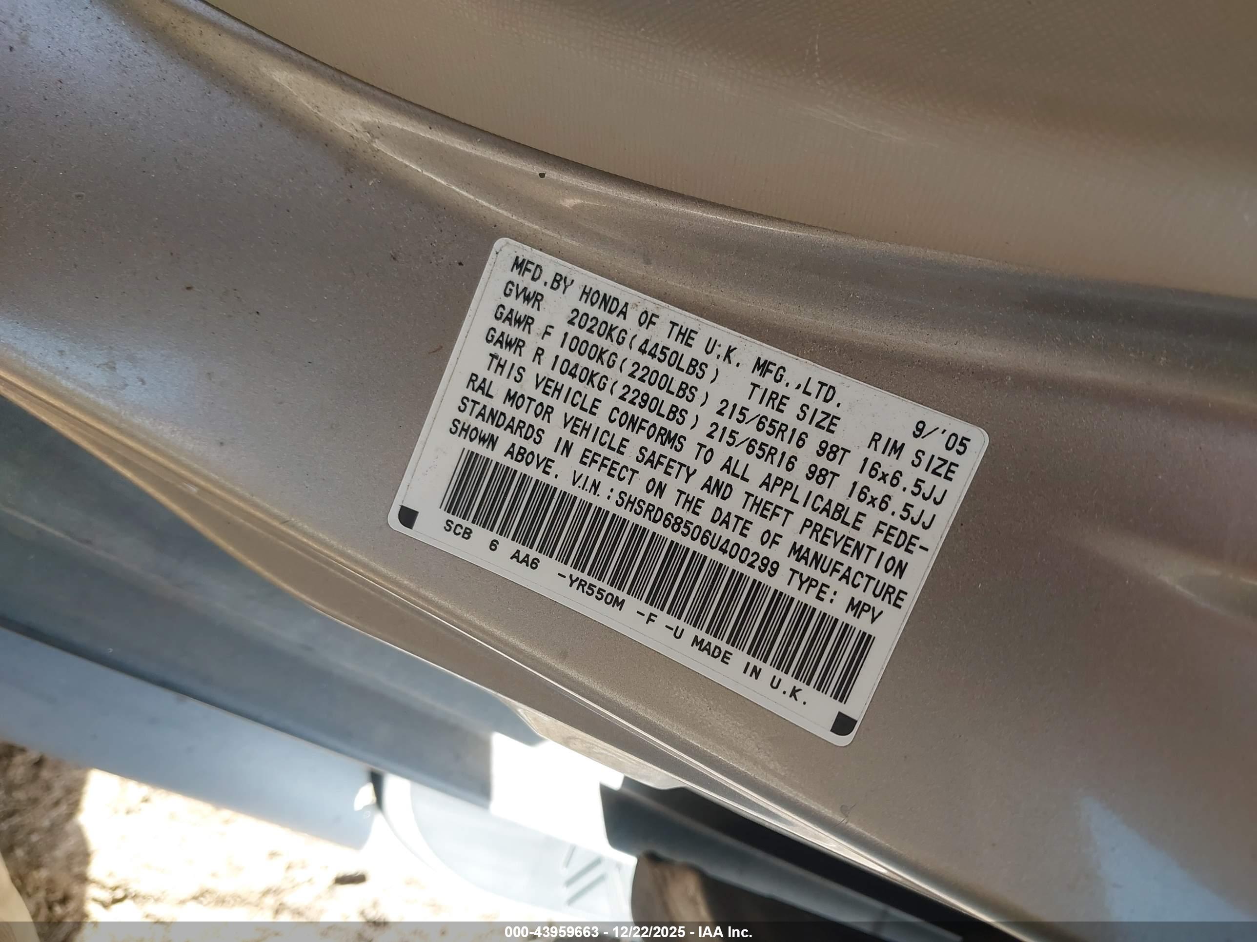 HONDA CR-V image 9