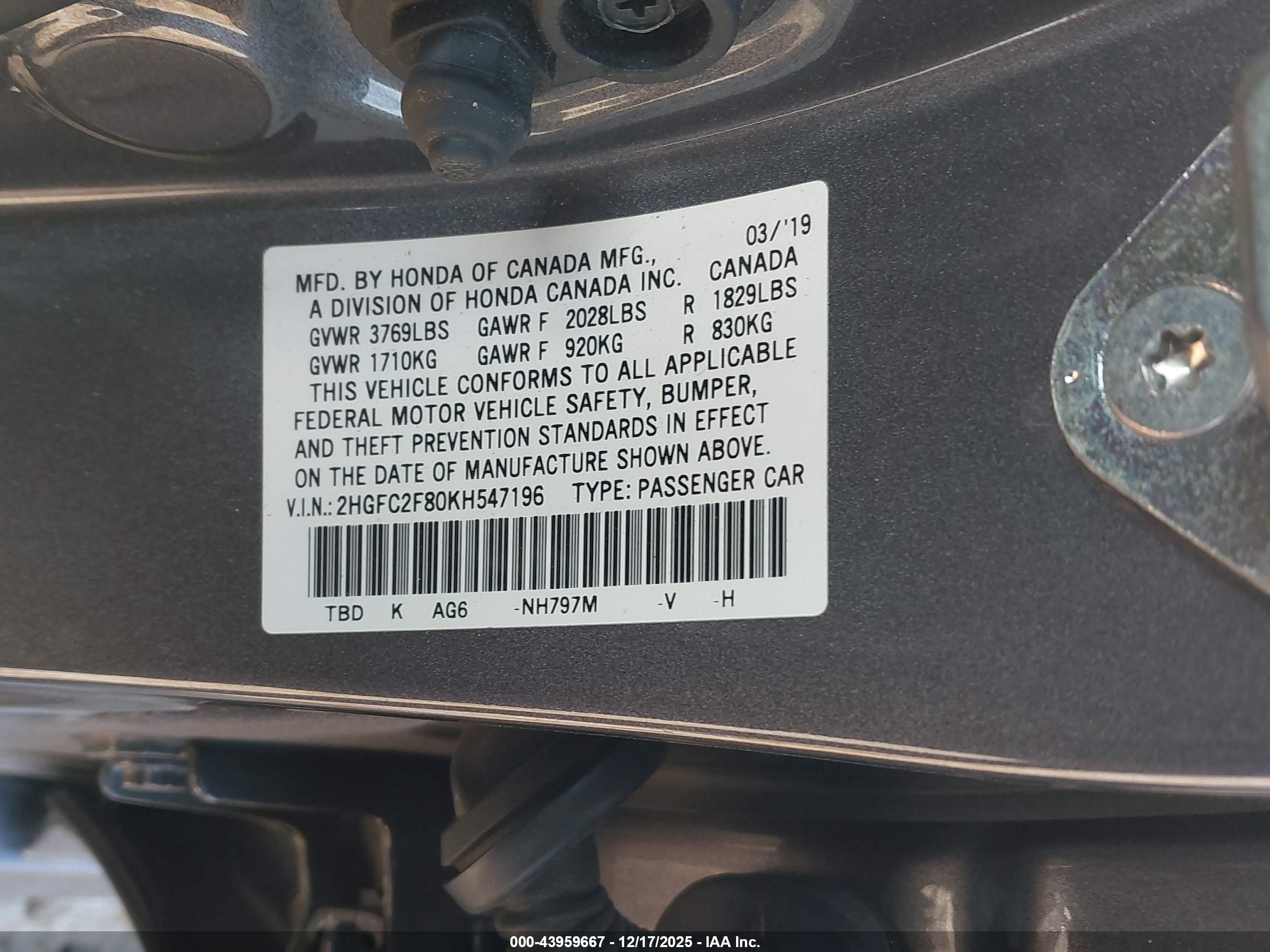 HONDA CIVIC image 9