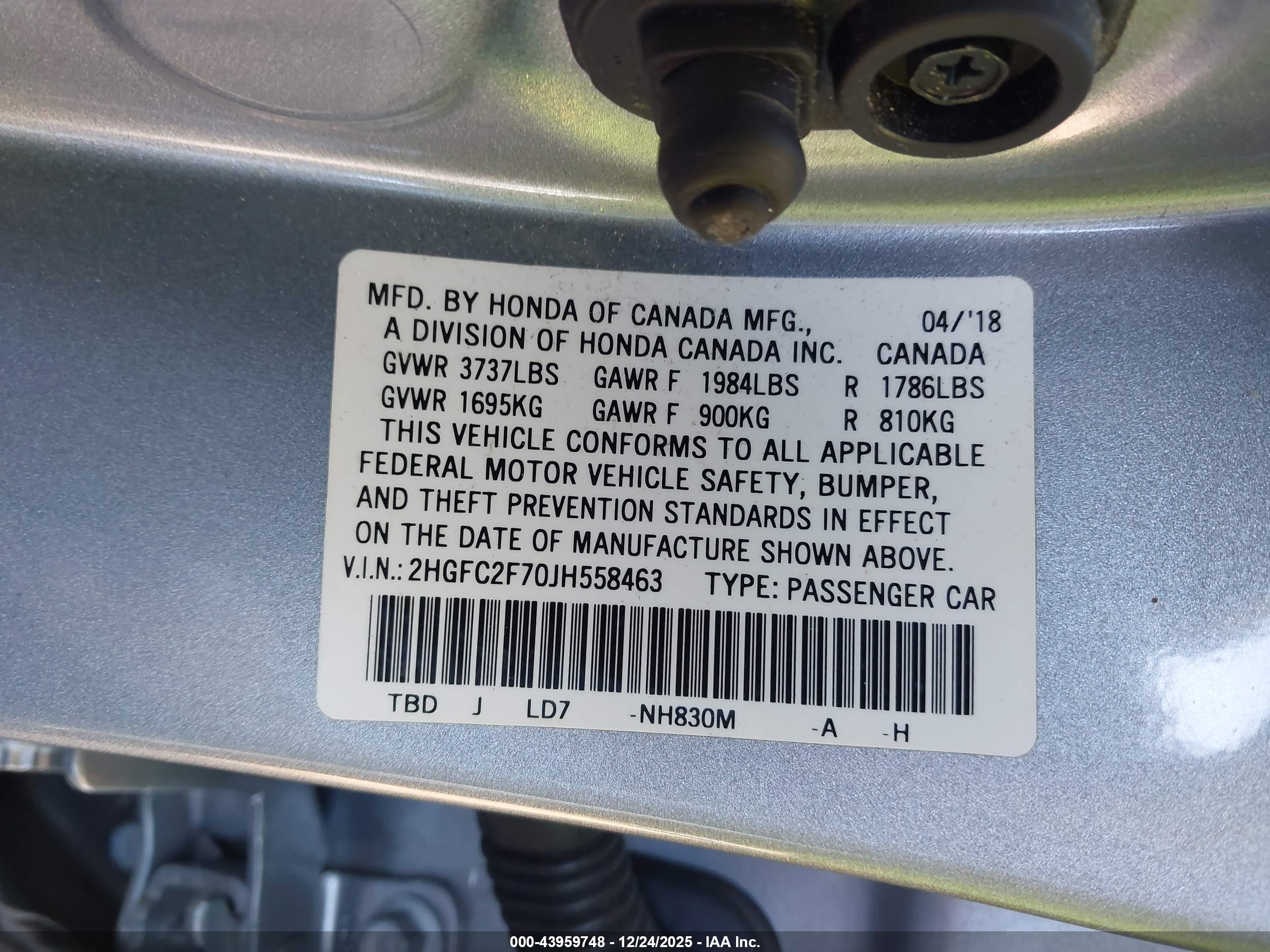 HONDA CIVIC image 9