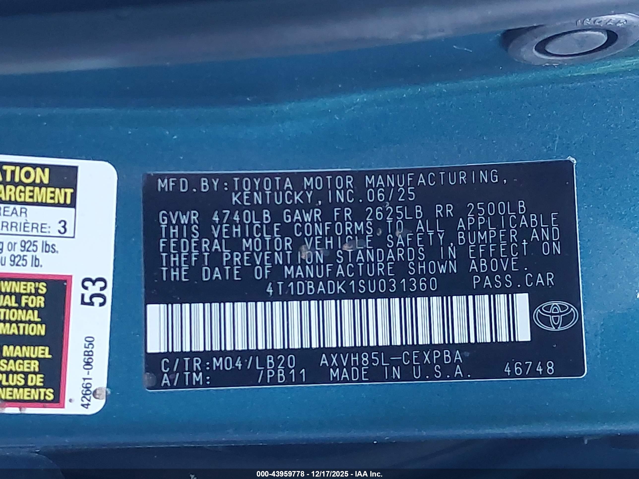 TOYOTA CAMRY image 9