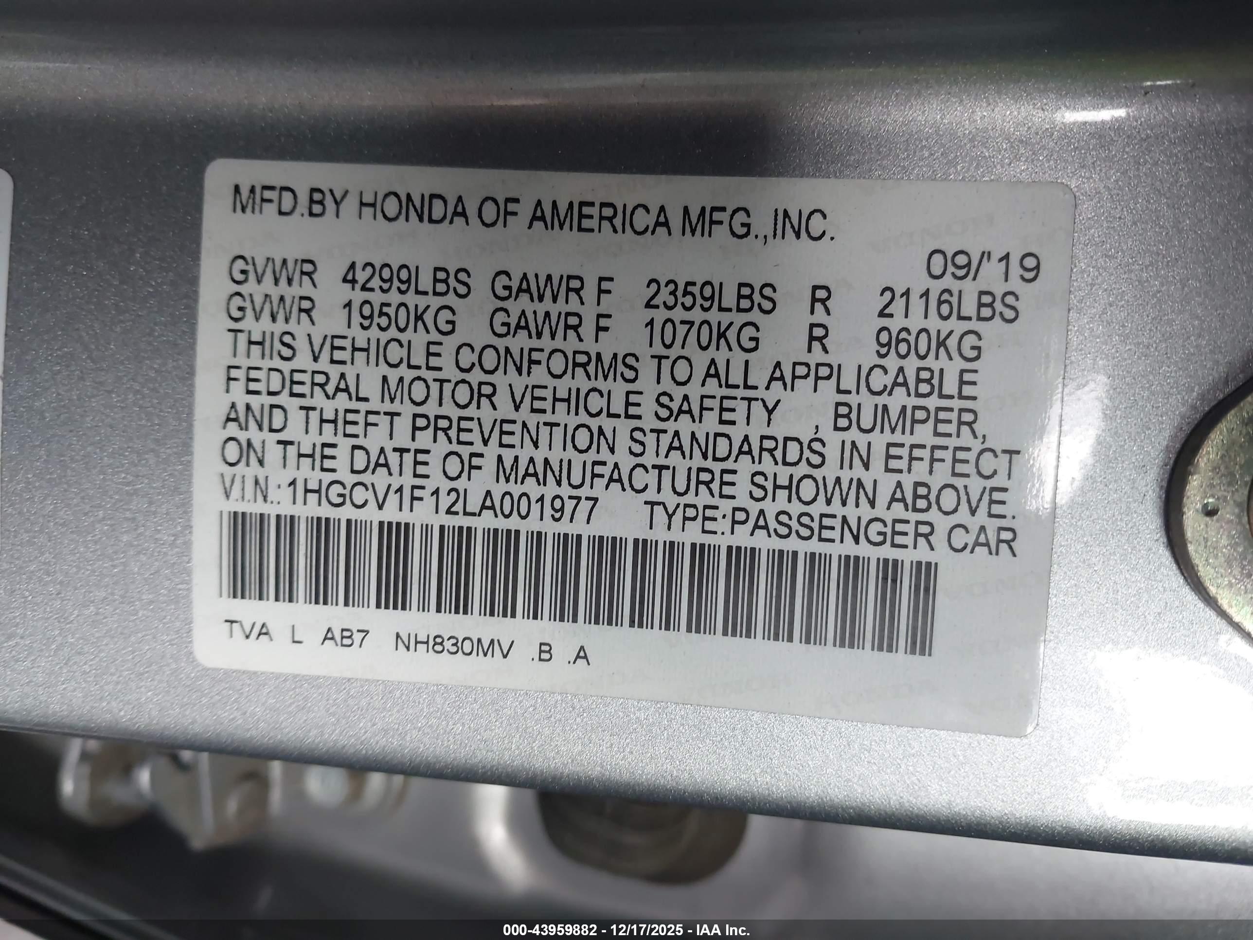 HONDA ACCORD image 9