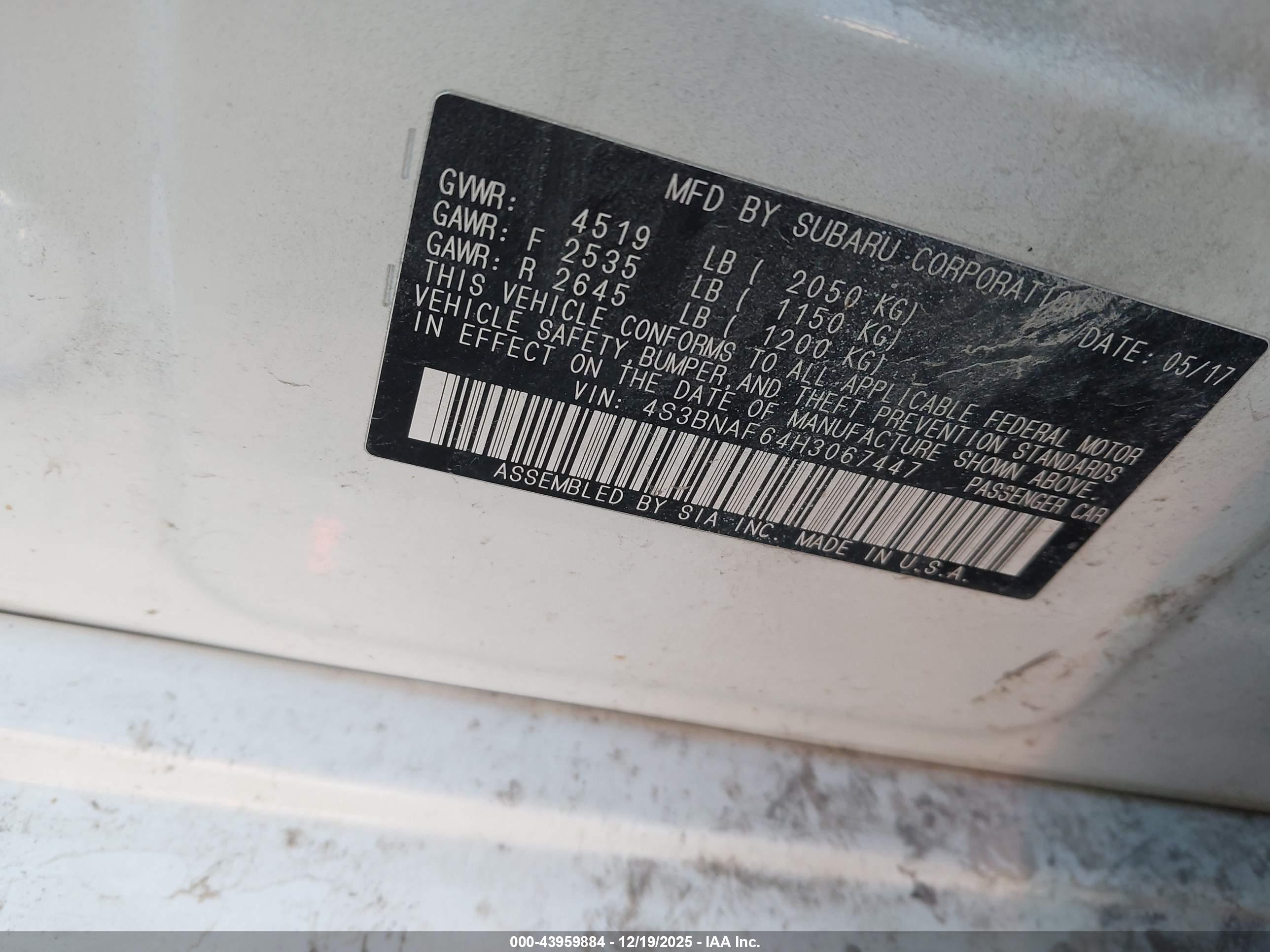 SUBARU LEGACY image 9