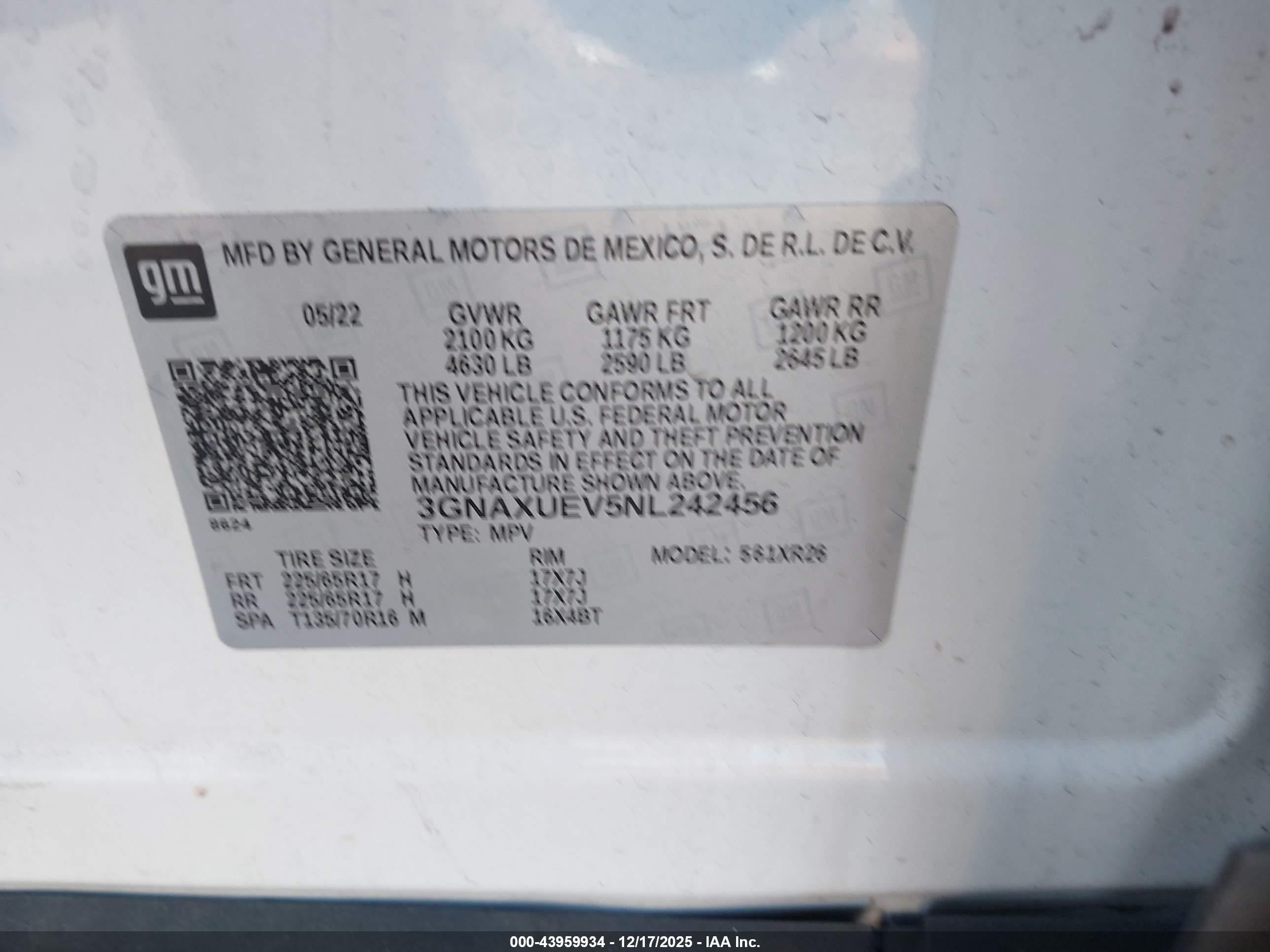 CHEVROLET EQUINOX image 9