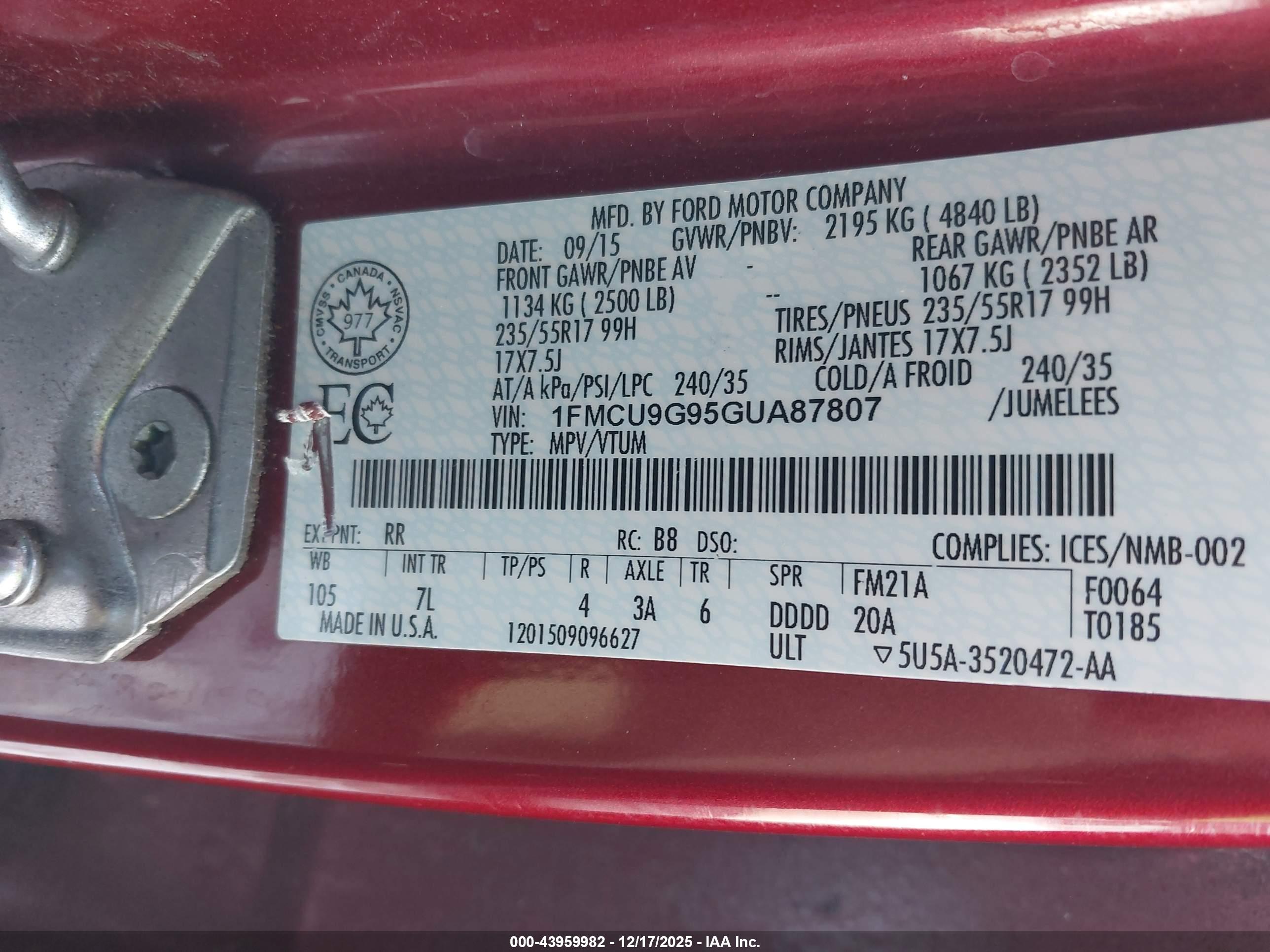 FORD ESCAPE image 9