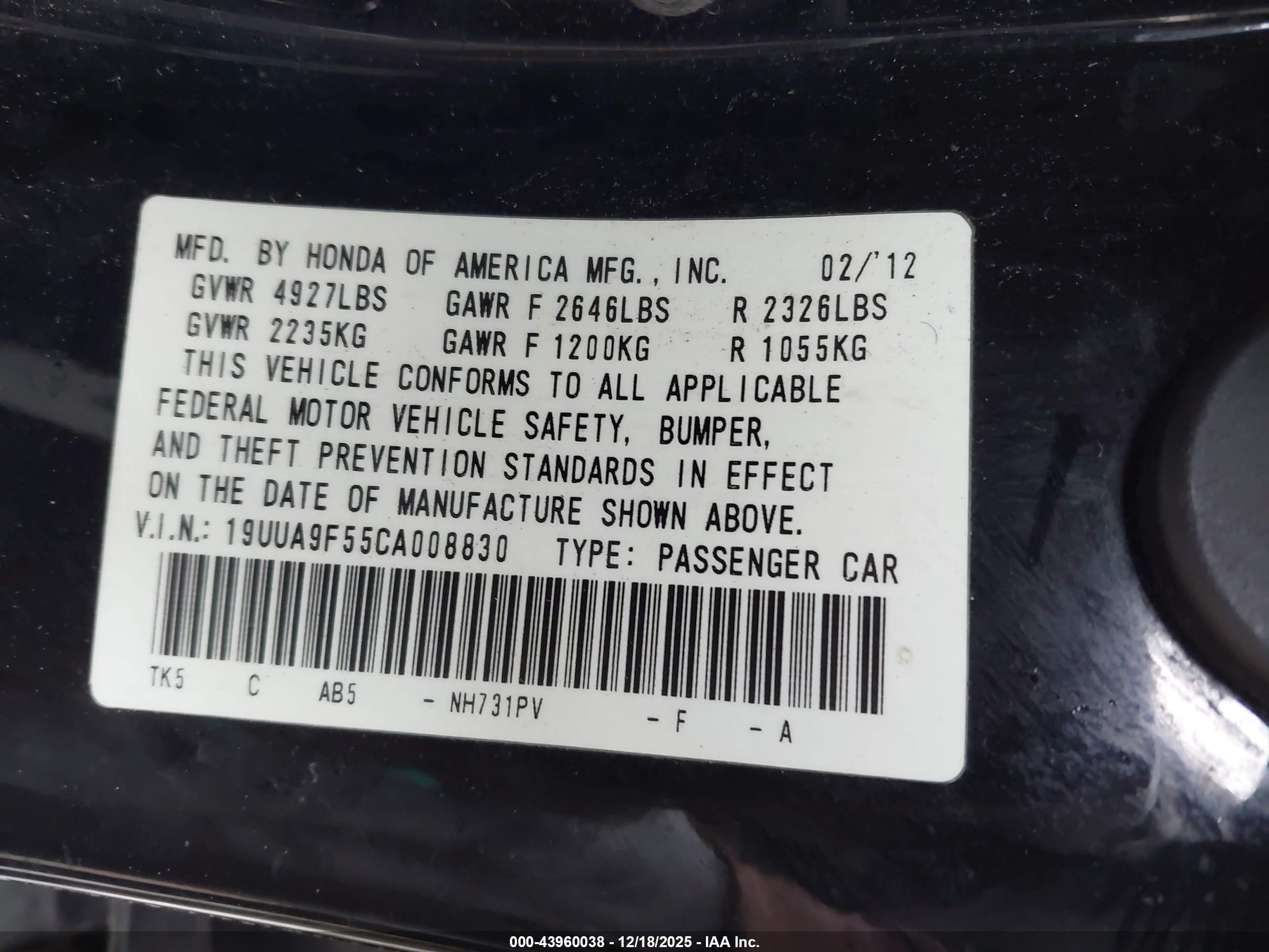 ACURA TL image 9