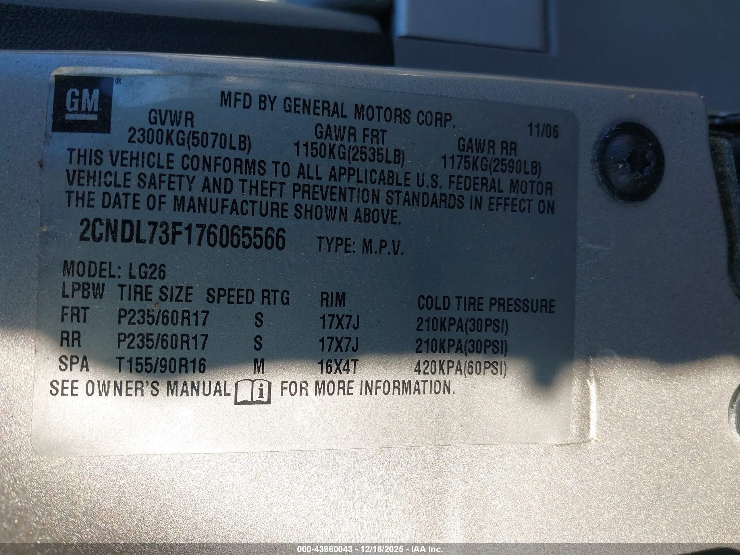 CHEVROLET EQUINOX image 9