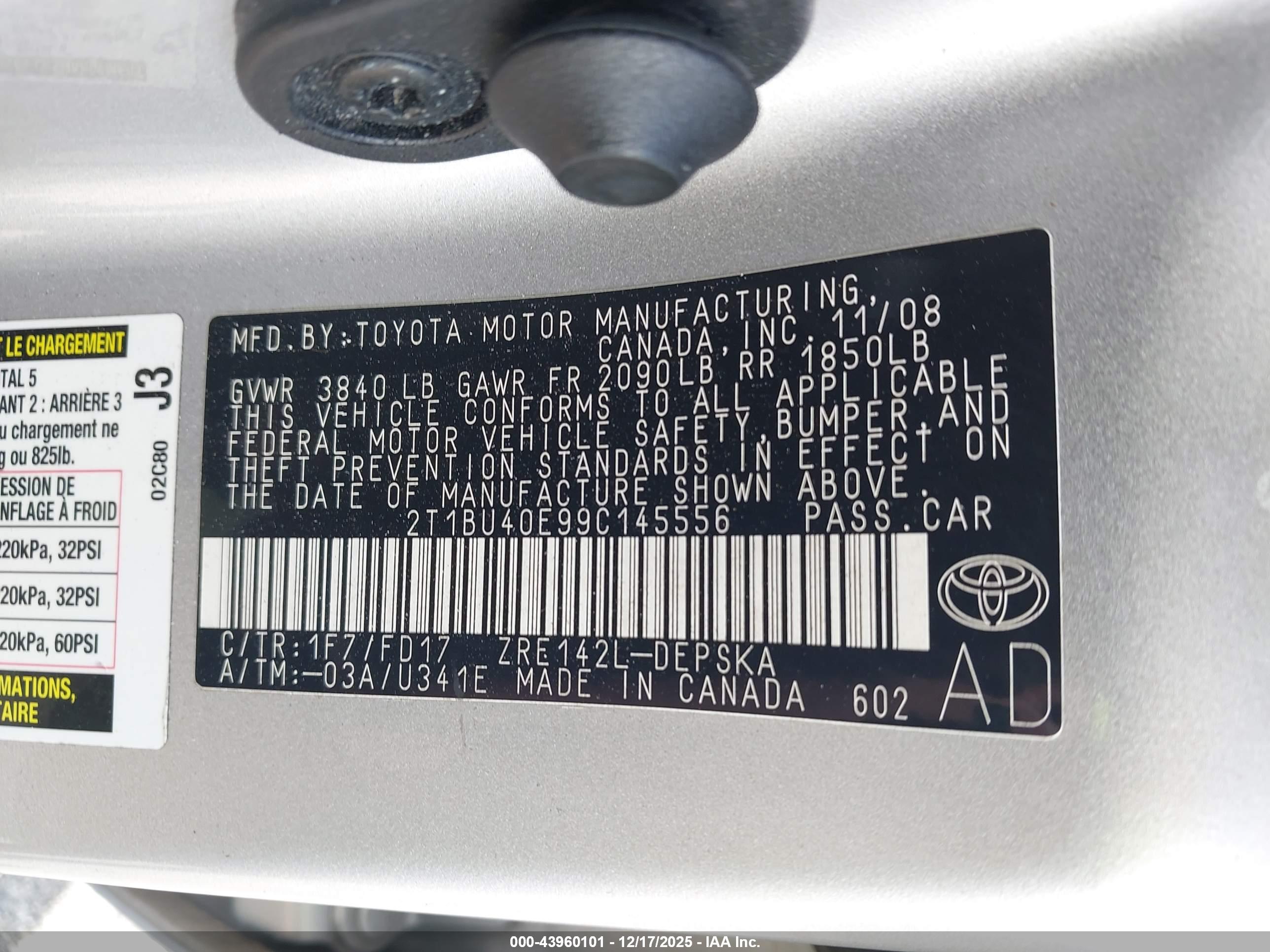 TOYOTA COROLLA image 9