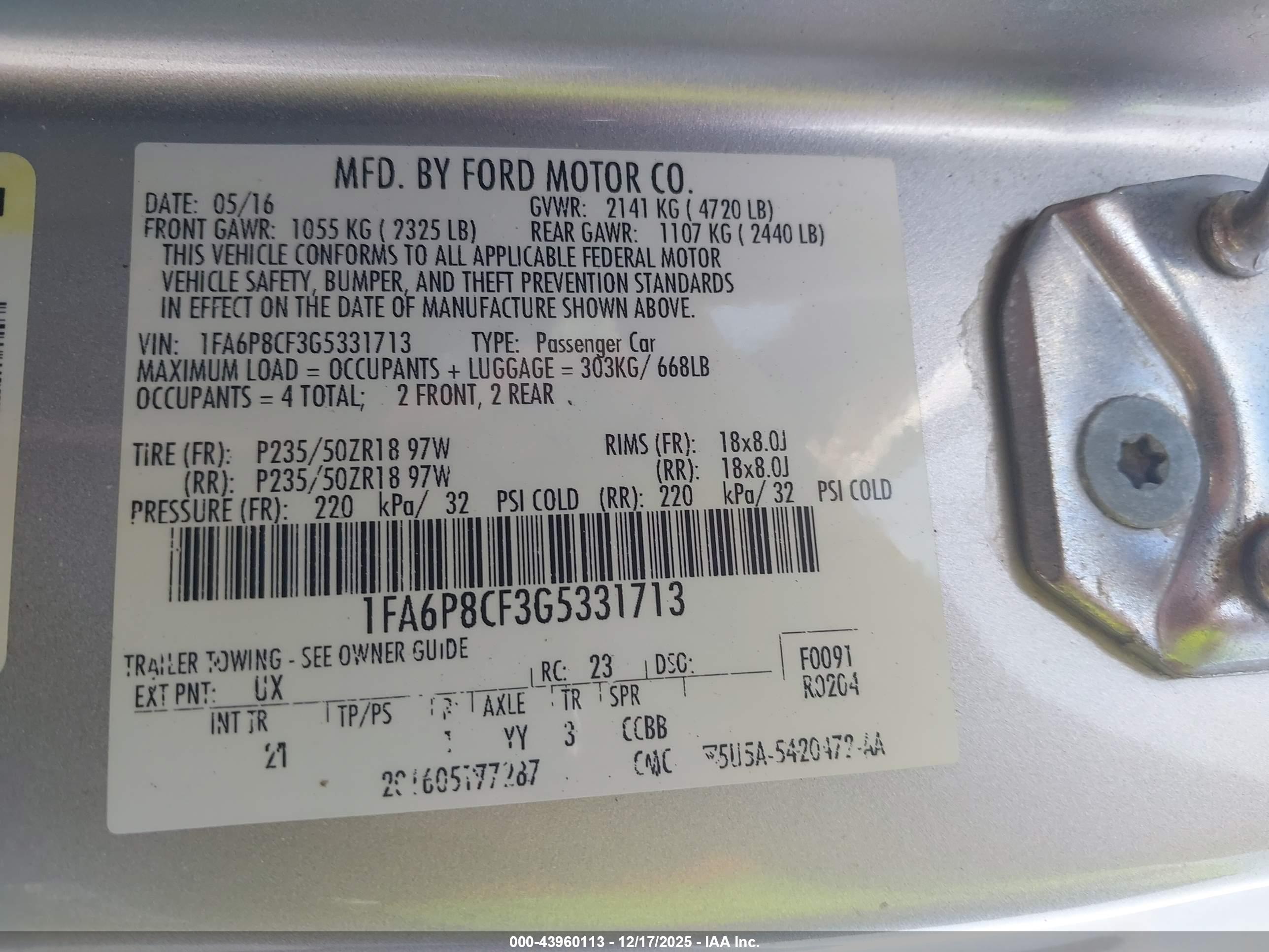 FORD MUSTANG image 9