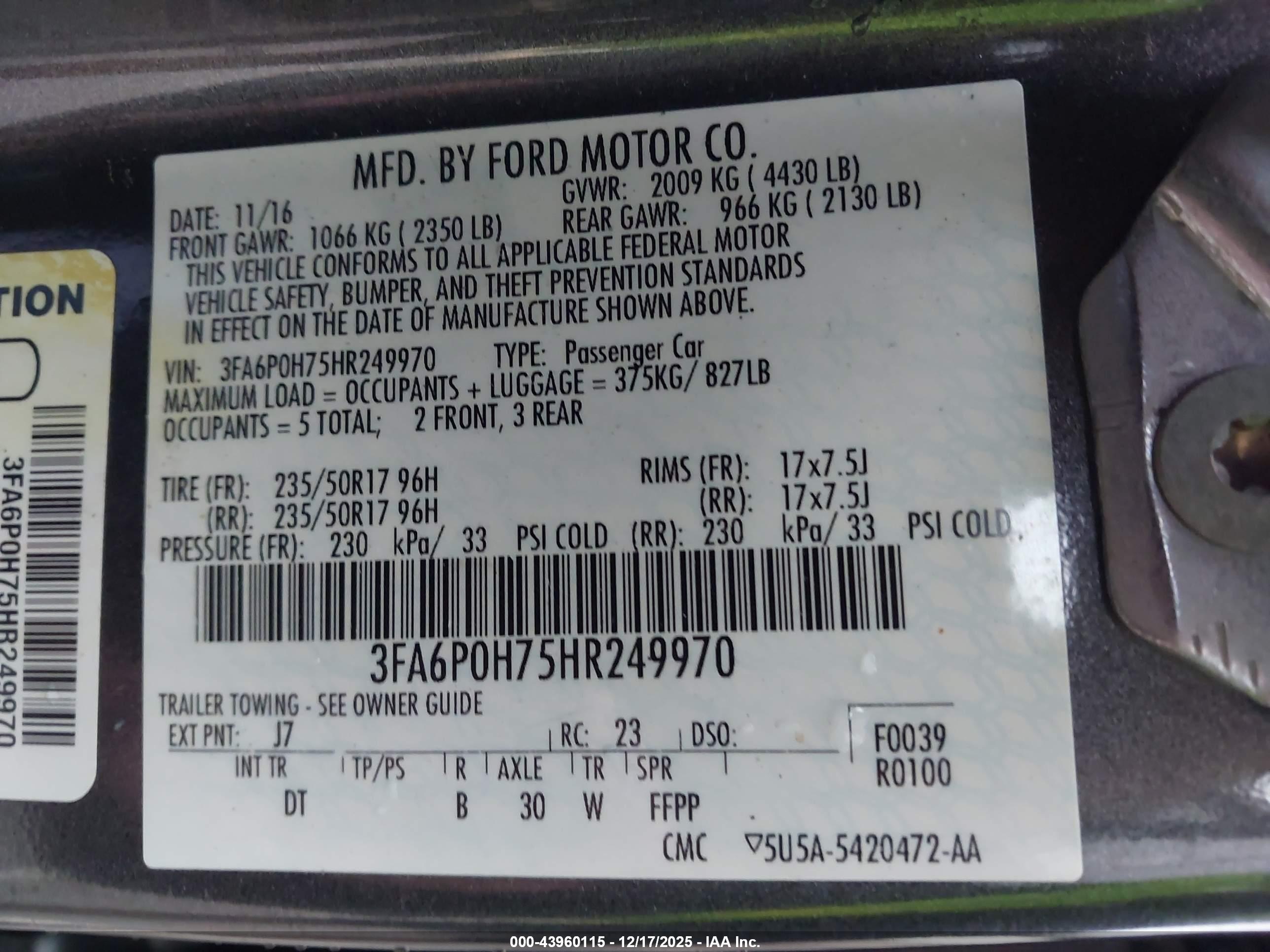 FORD FUSION image 9
