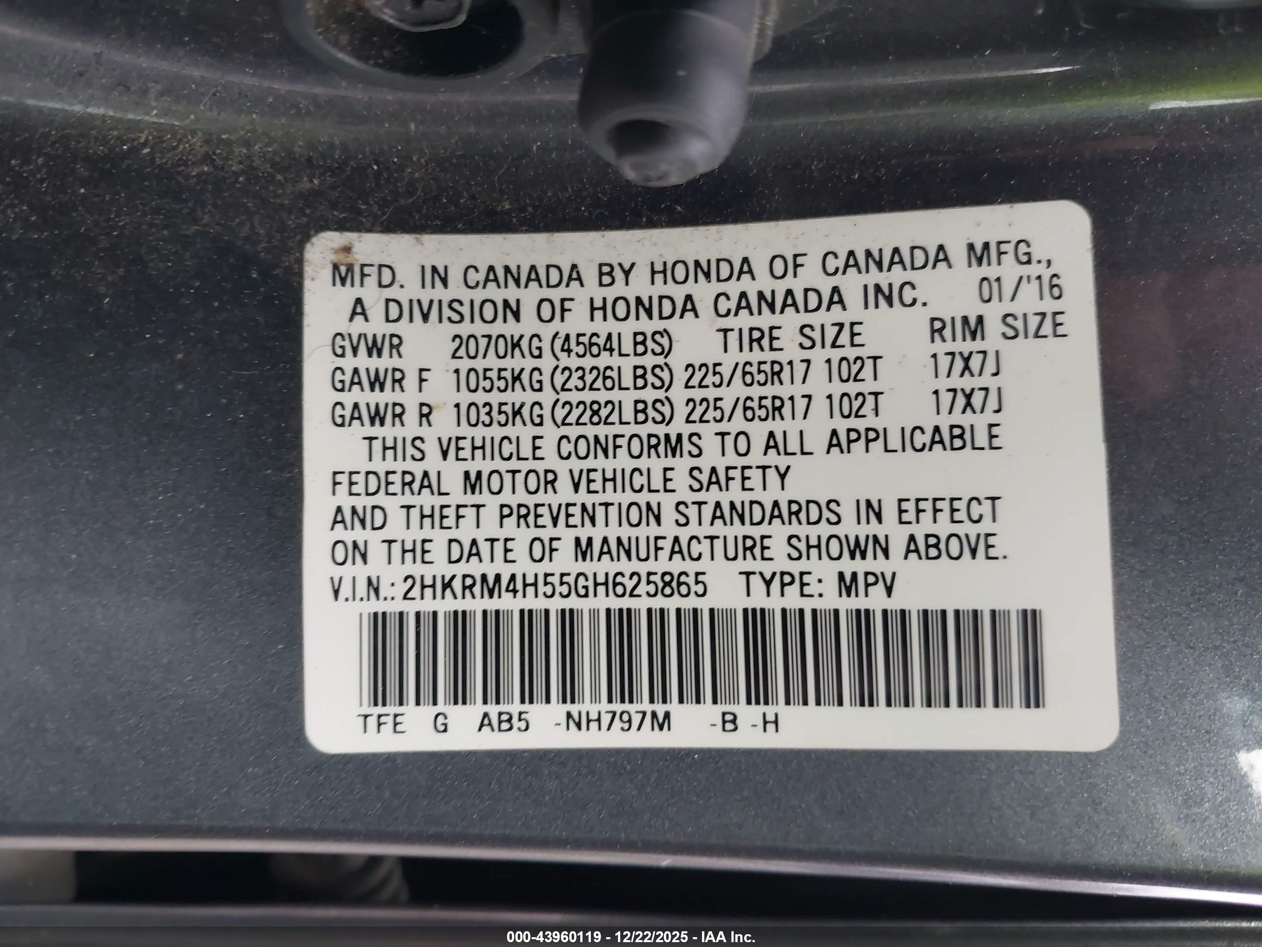 HONDA CR-V image 9