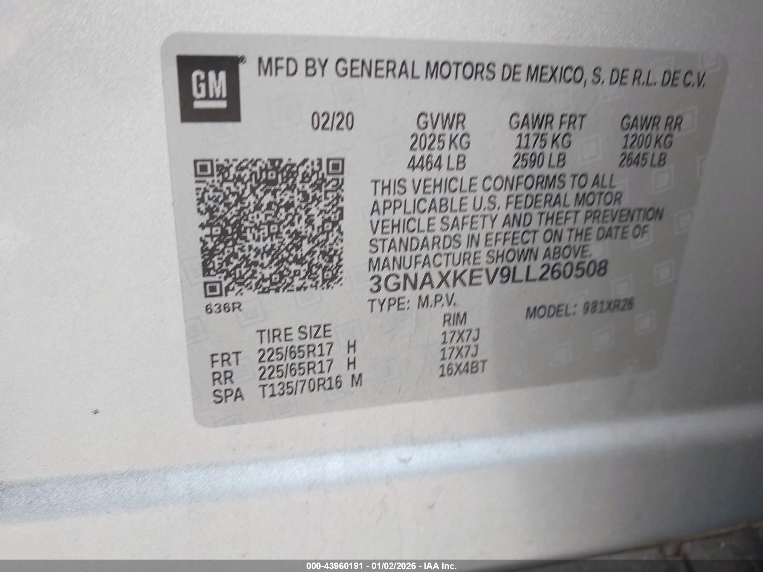 CHEVROLET EQUINOX image 9