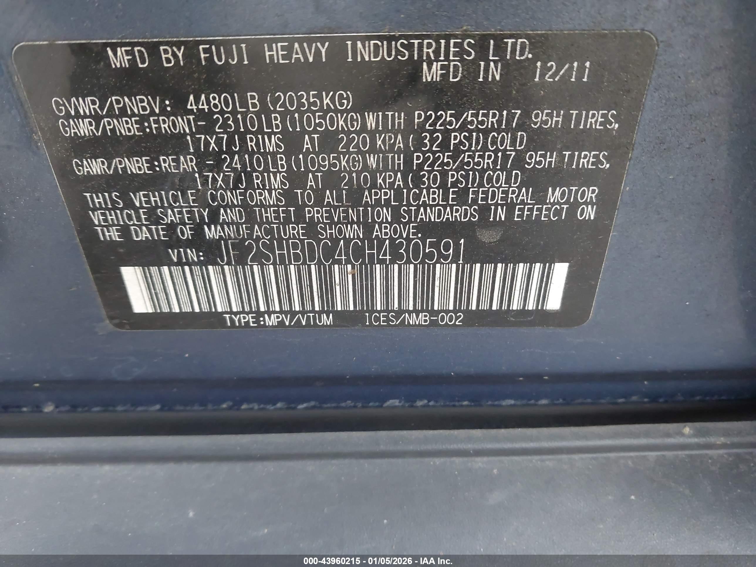 SUBARU FORESTER image 9