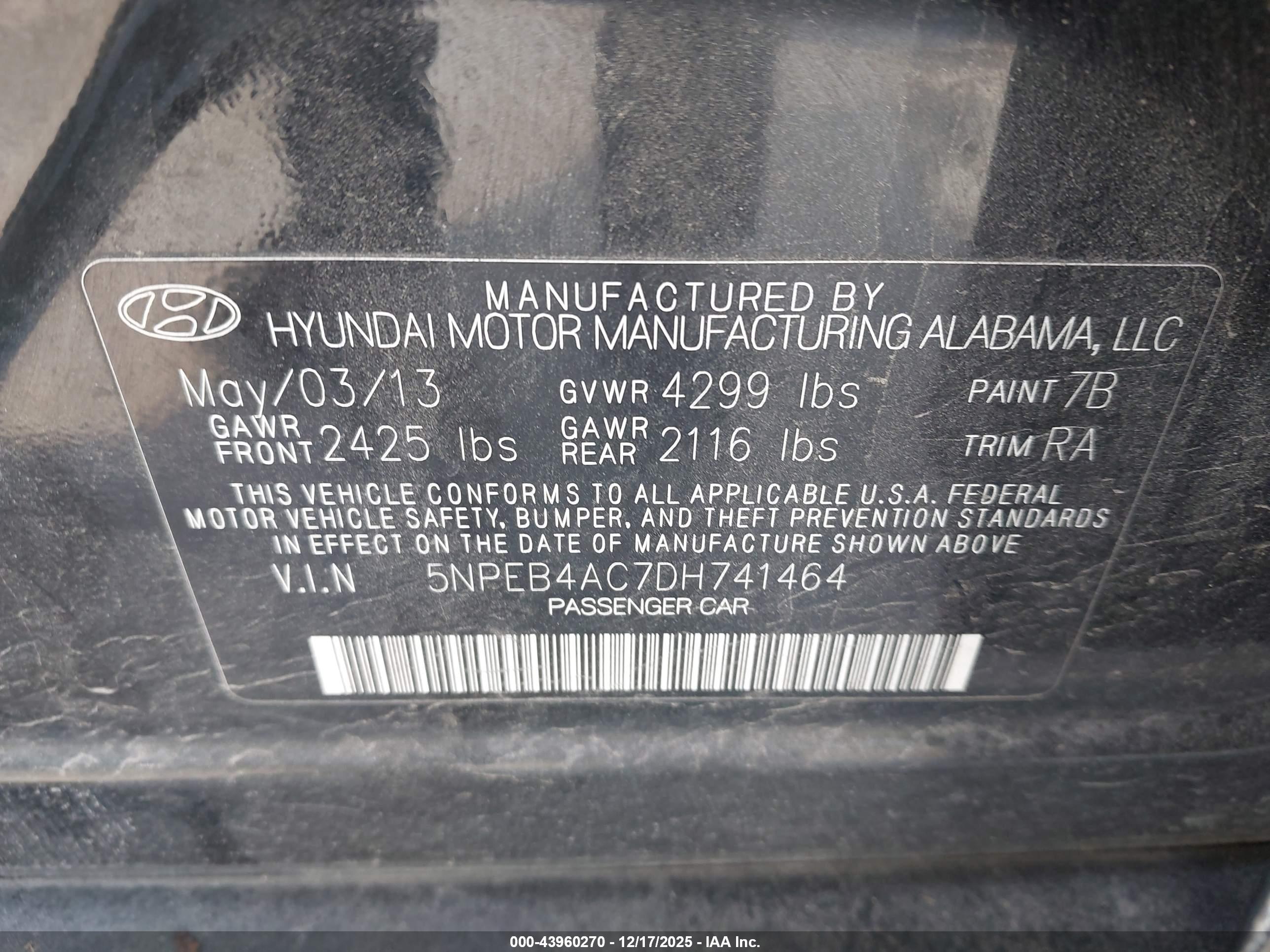 HYUNDAI SONATA image 9