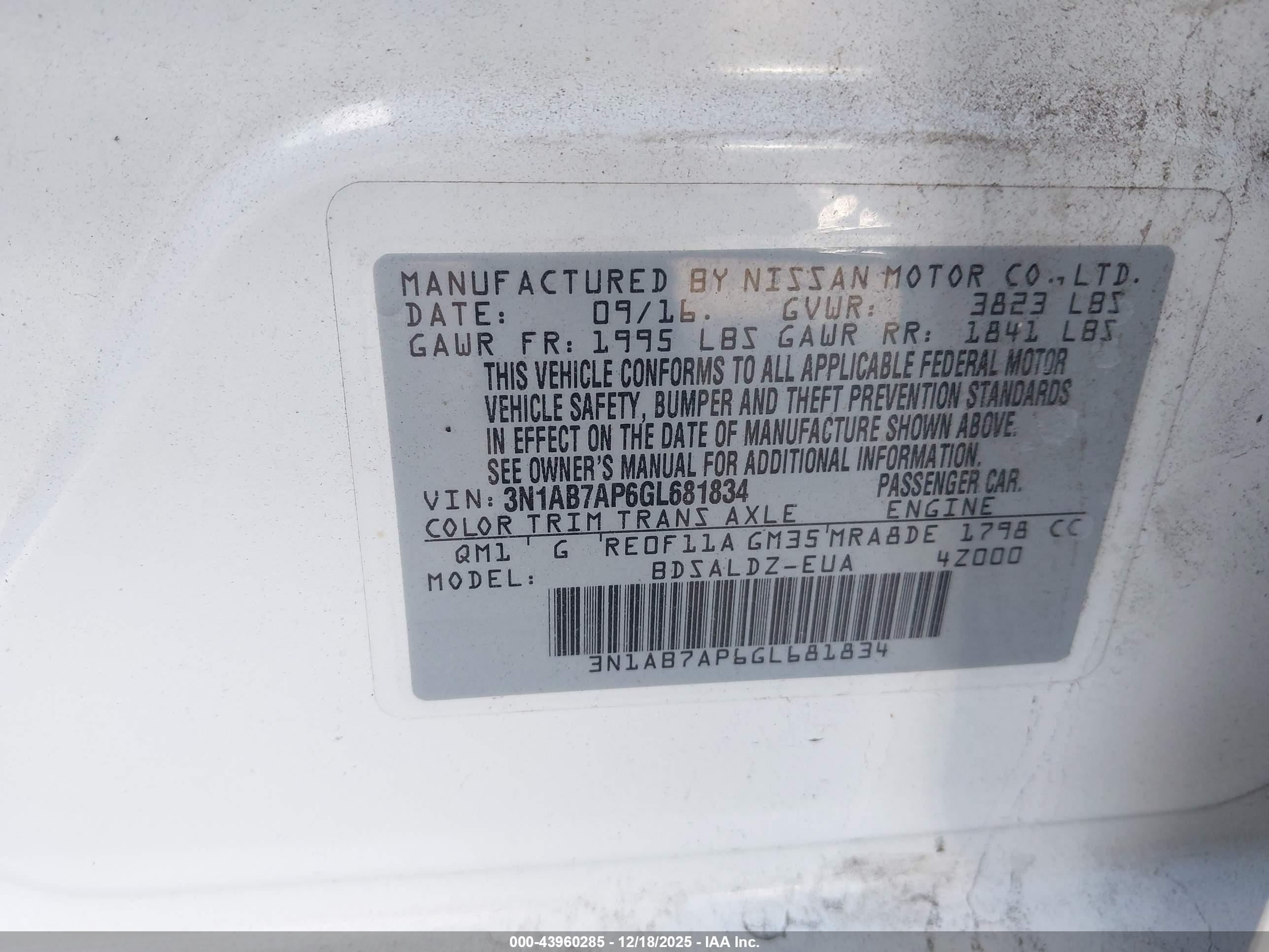 NISSAN SENTRA image 9
