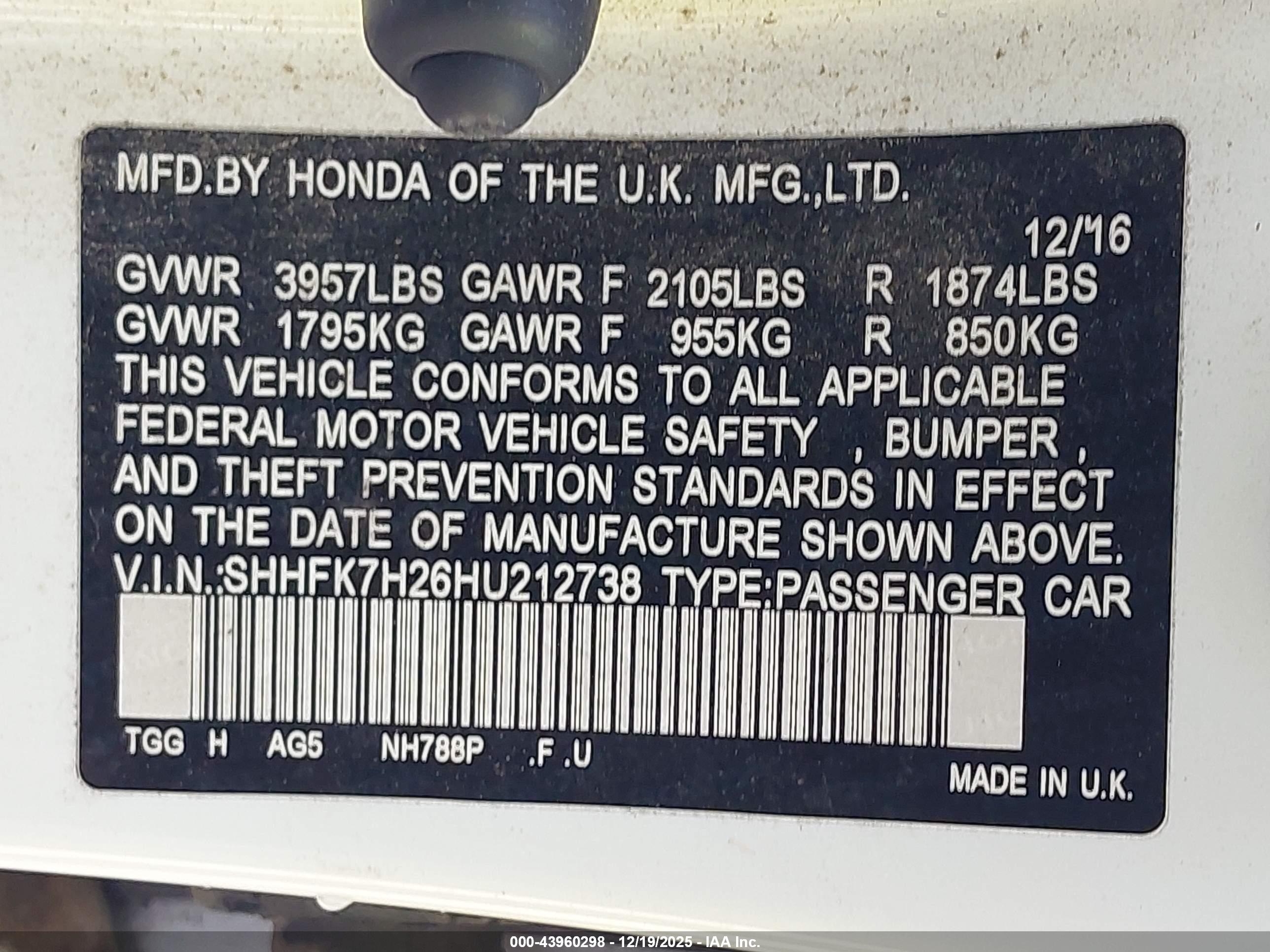 HONDA CIVIC image 9