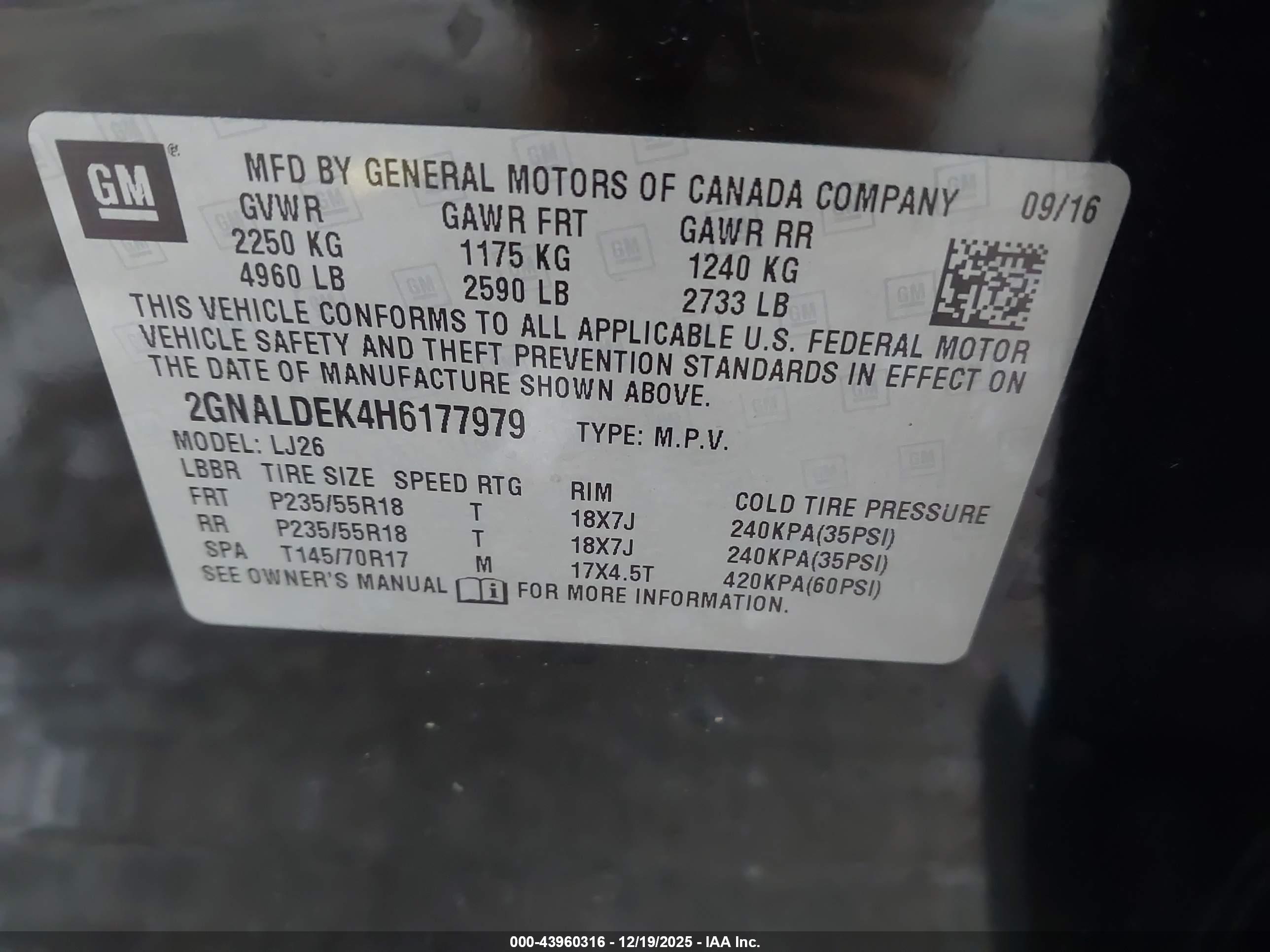 CHEVROLET EQUINOX image 9