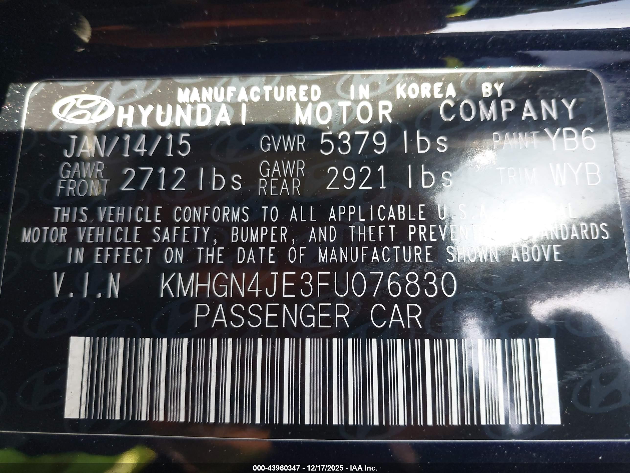 HYUNDAI GENESIS image 9