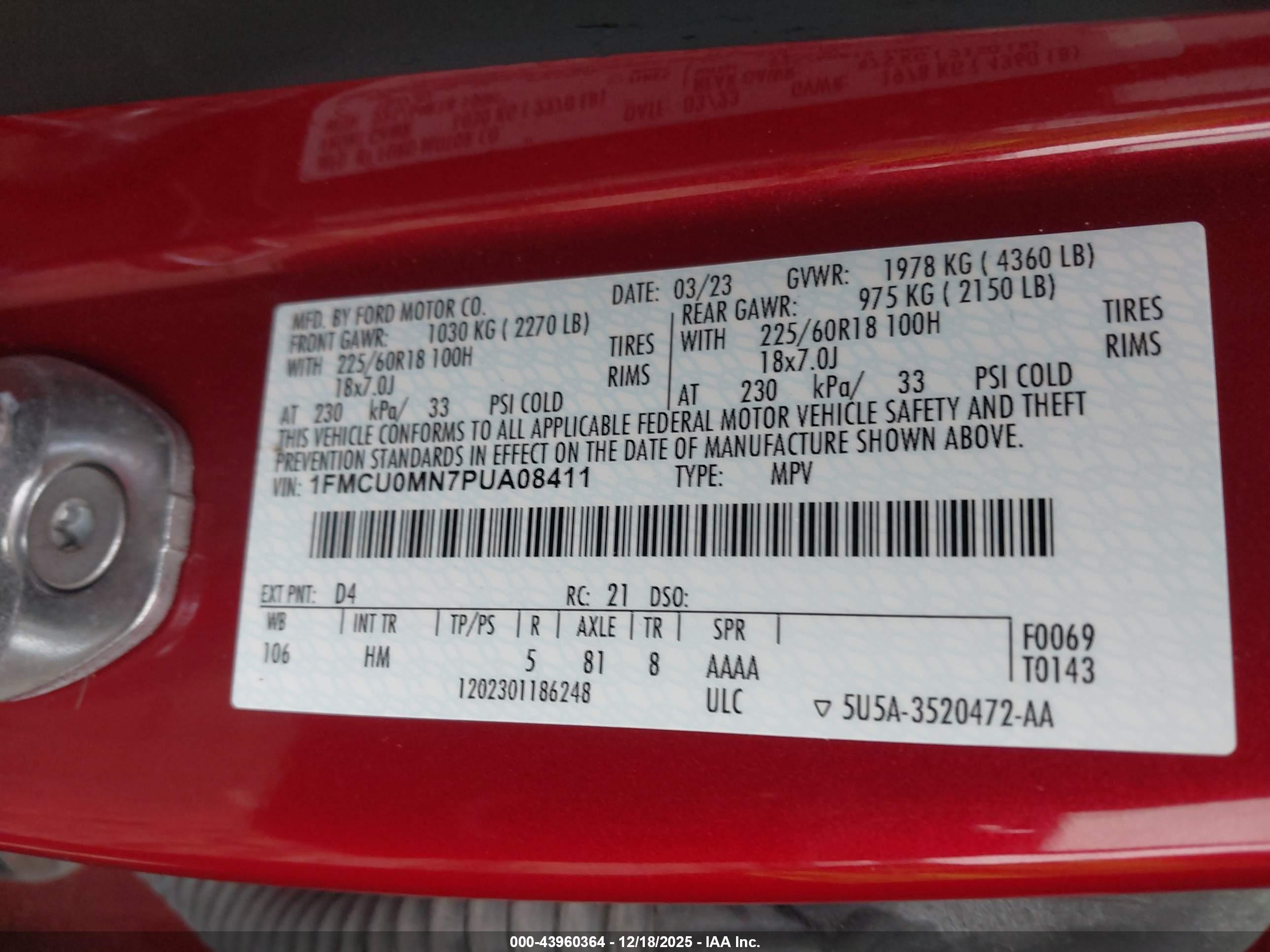 FORD ESCAPE image 9