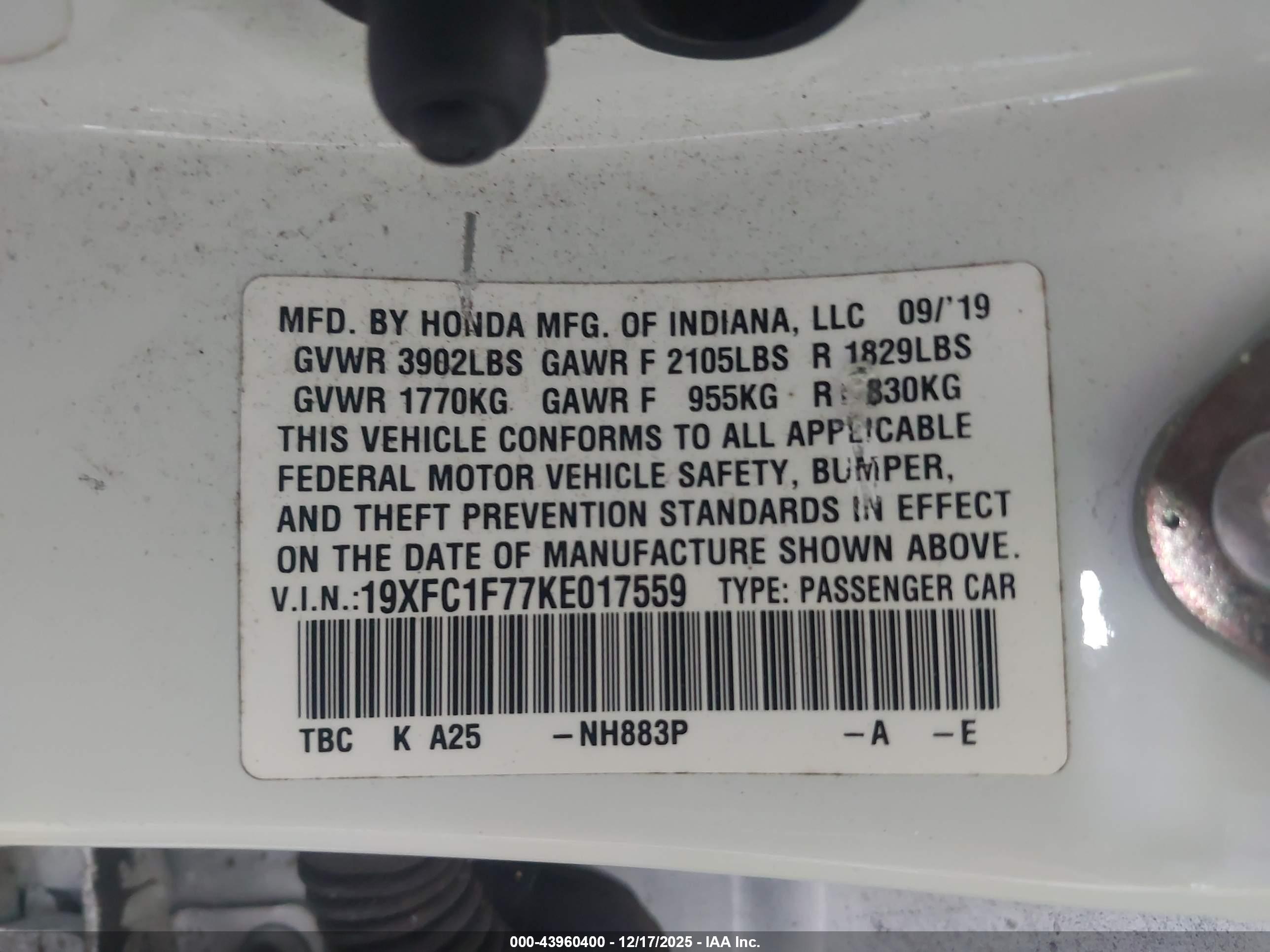HONDA CIVIC image 9