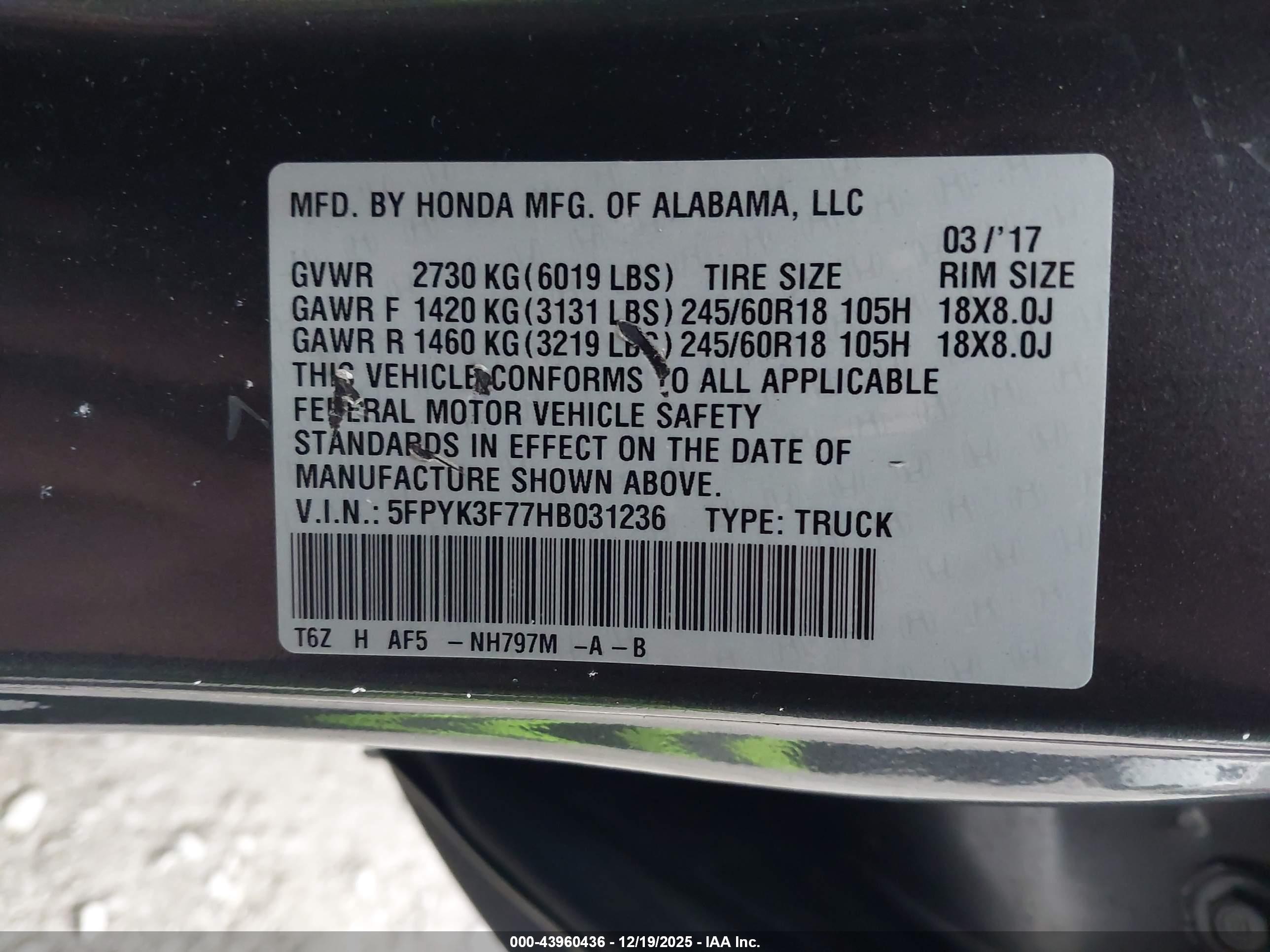 HONDA RIDGELINE image 9