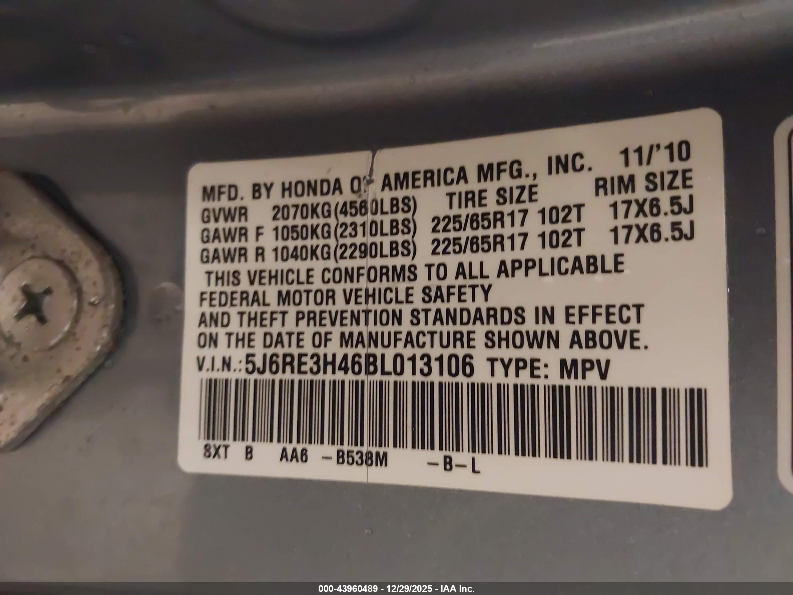 HONDA CR-V image 9