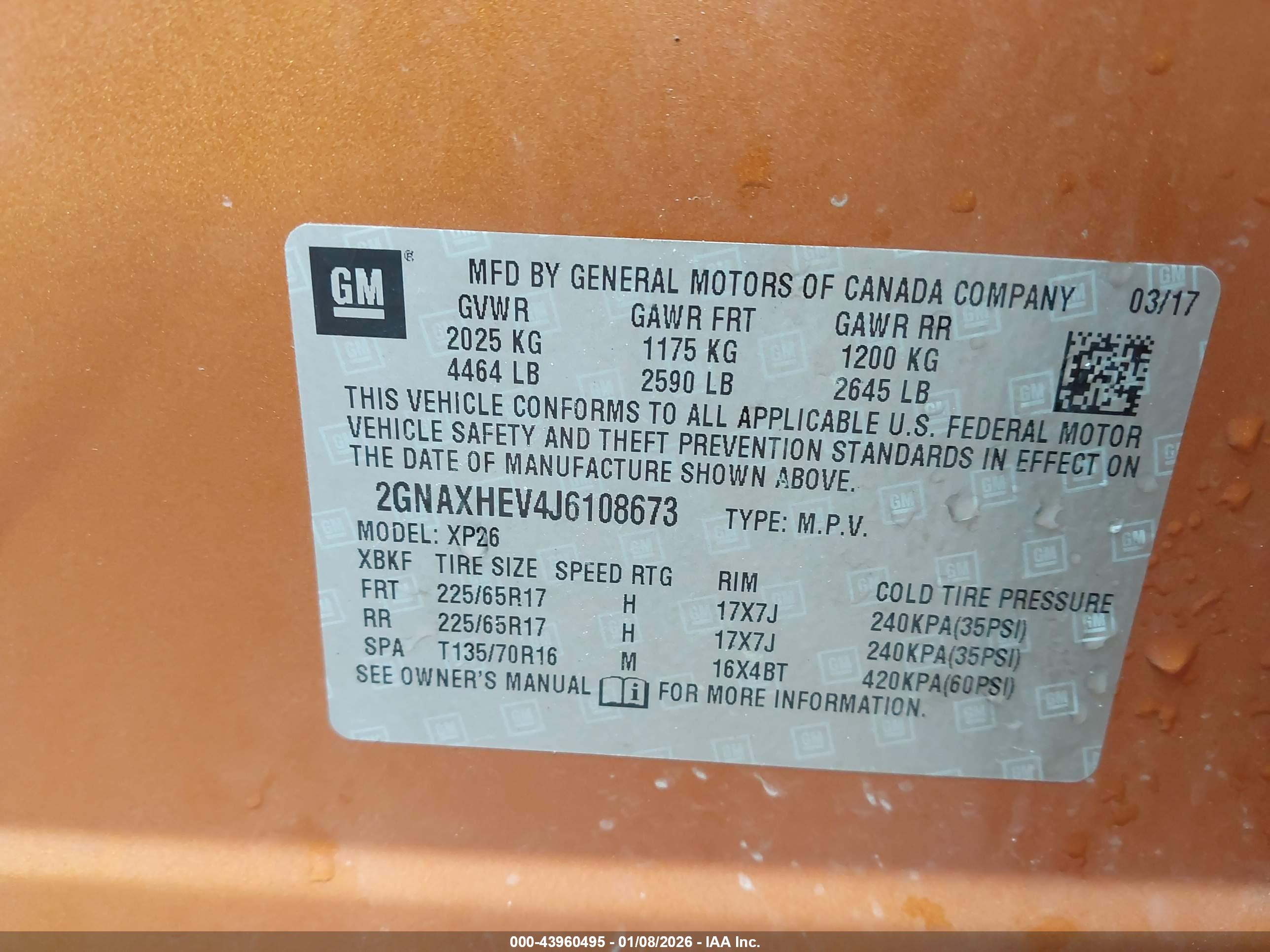 CHEVROLET EQUINOX image 9