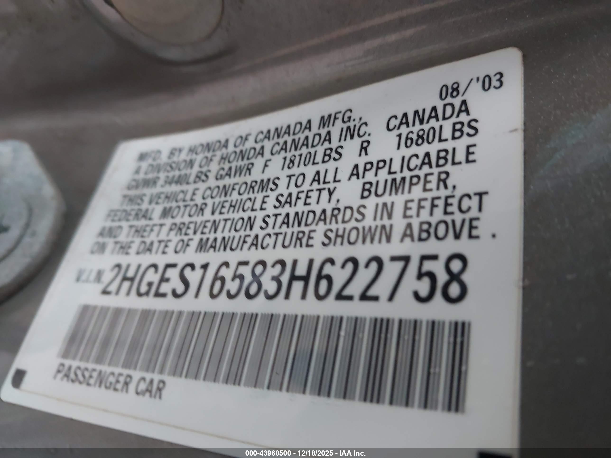 HONDA CIVIC image 9
