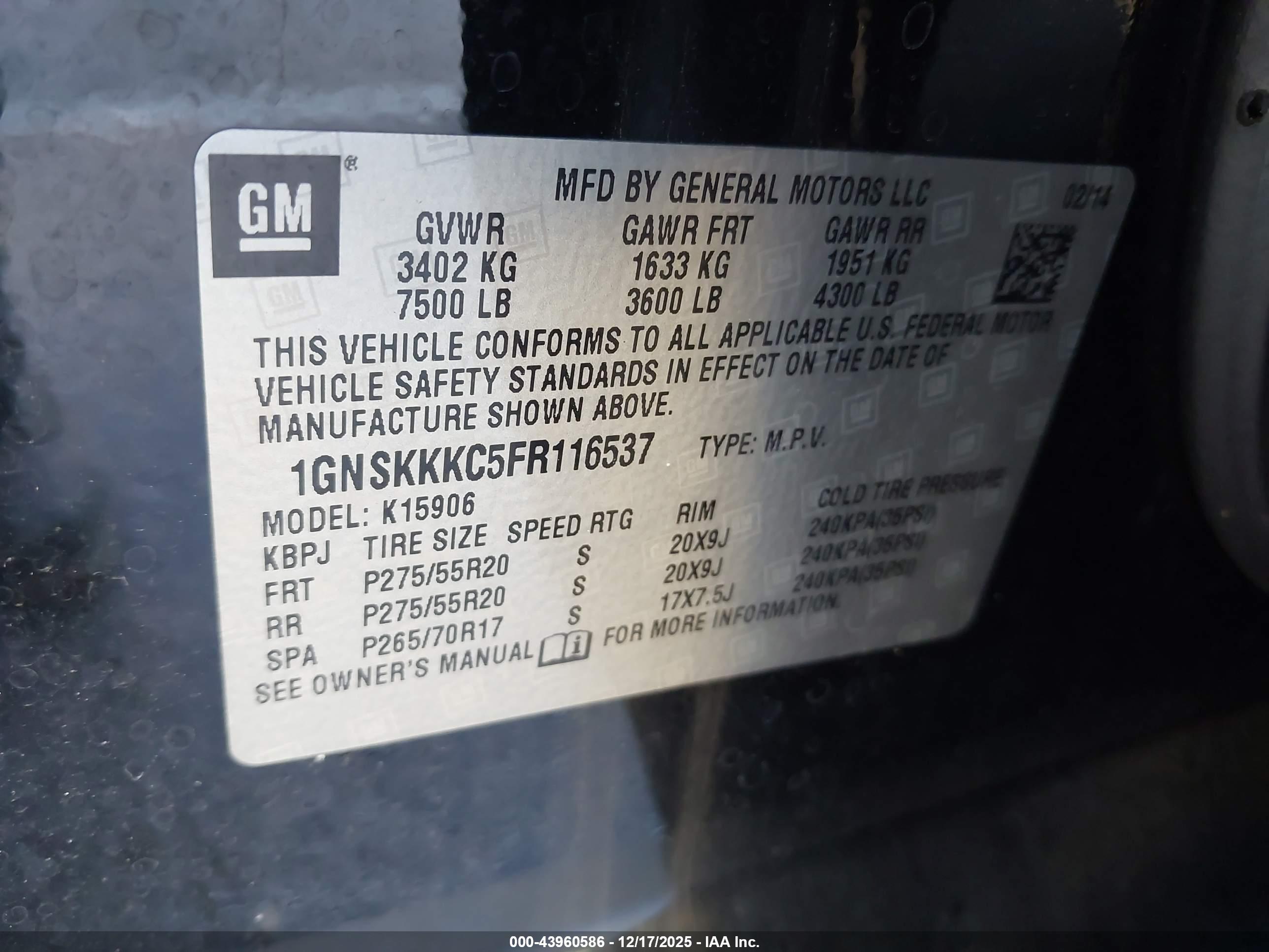 CHEVROLET SUBURBAN image 9