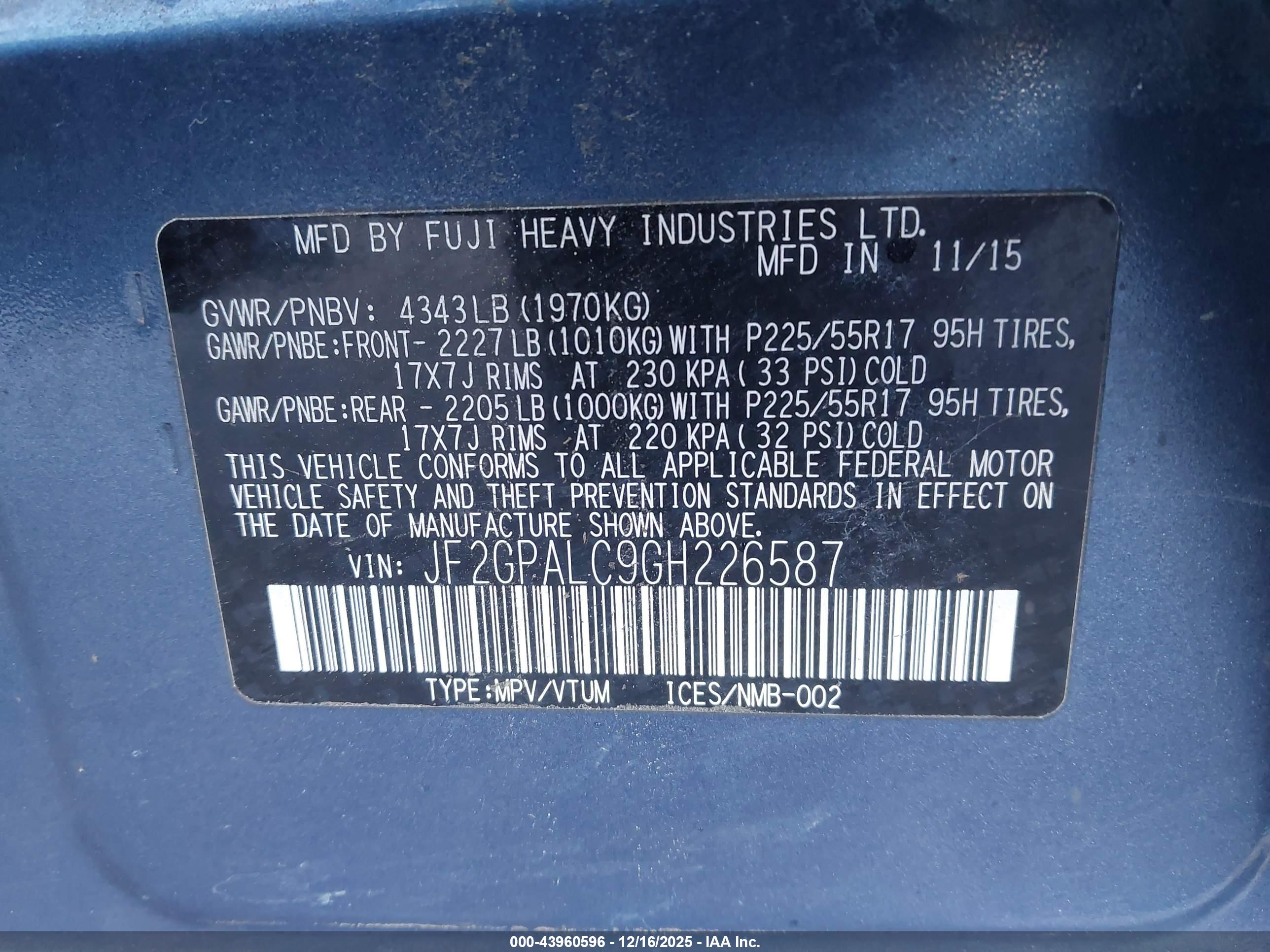 SUBARU CROSSTREK image 9