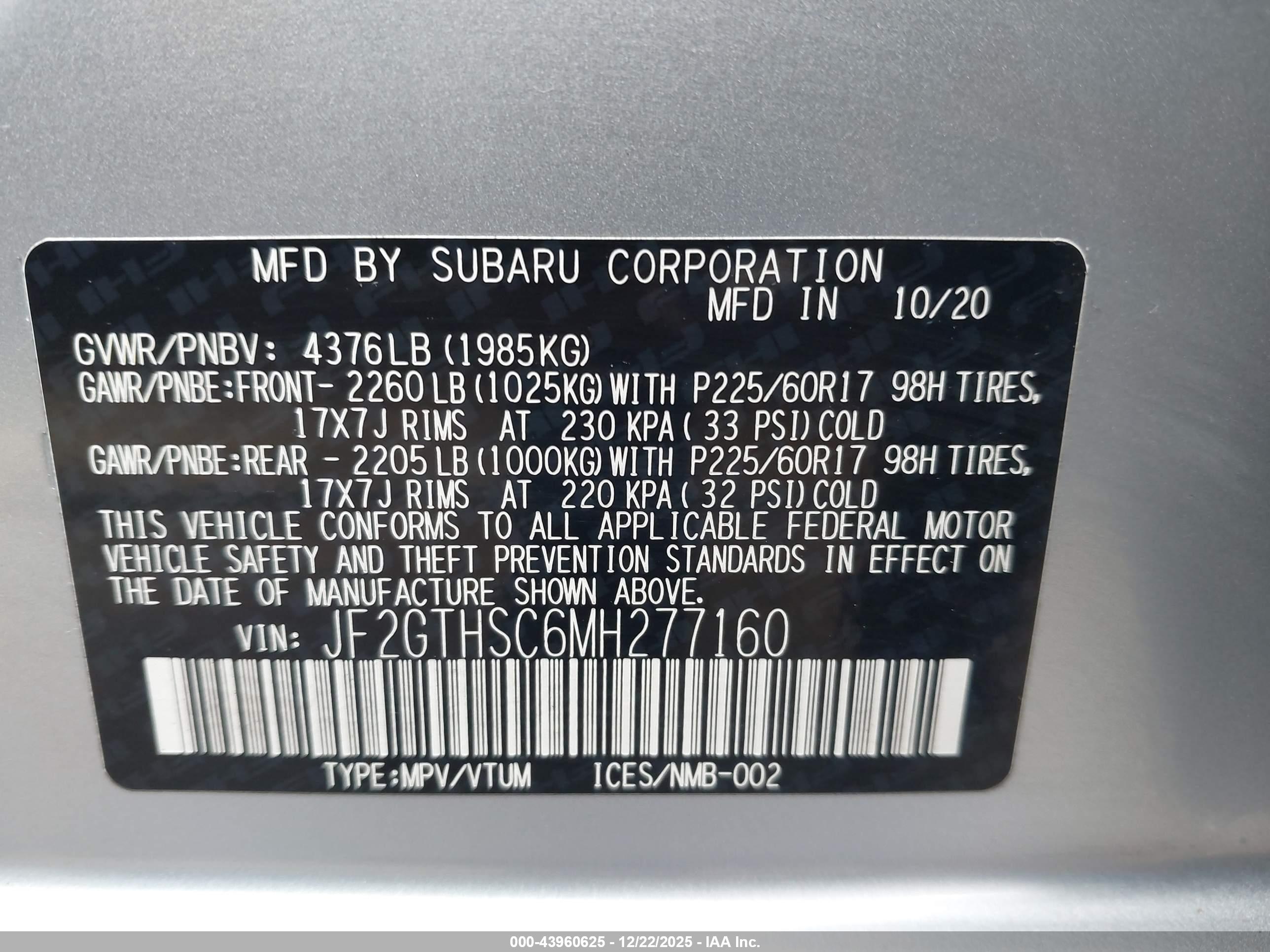 SUBARU CROSSTREK image 9