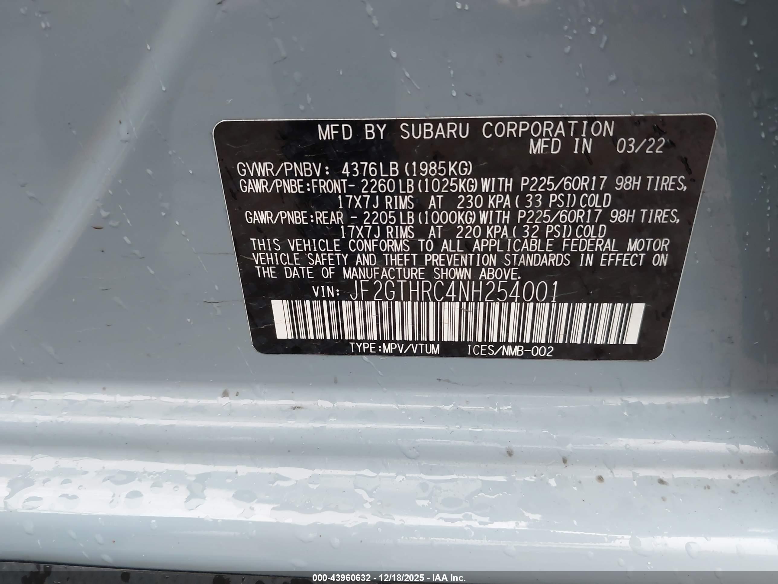 SUBARU CROSSTREK image 9