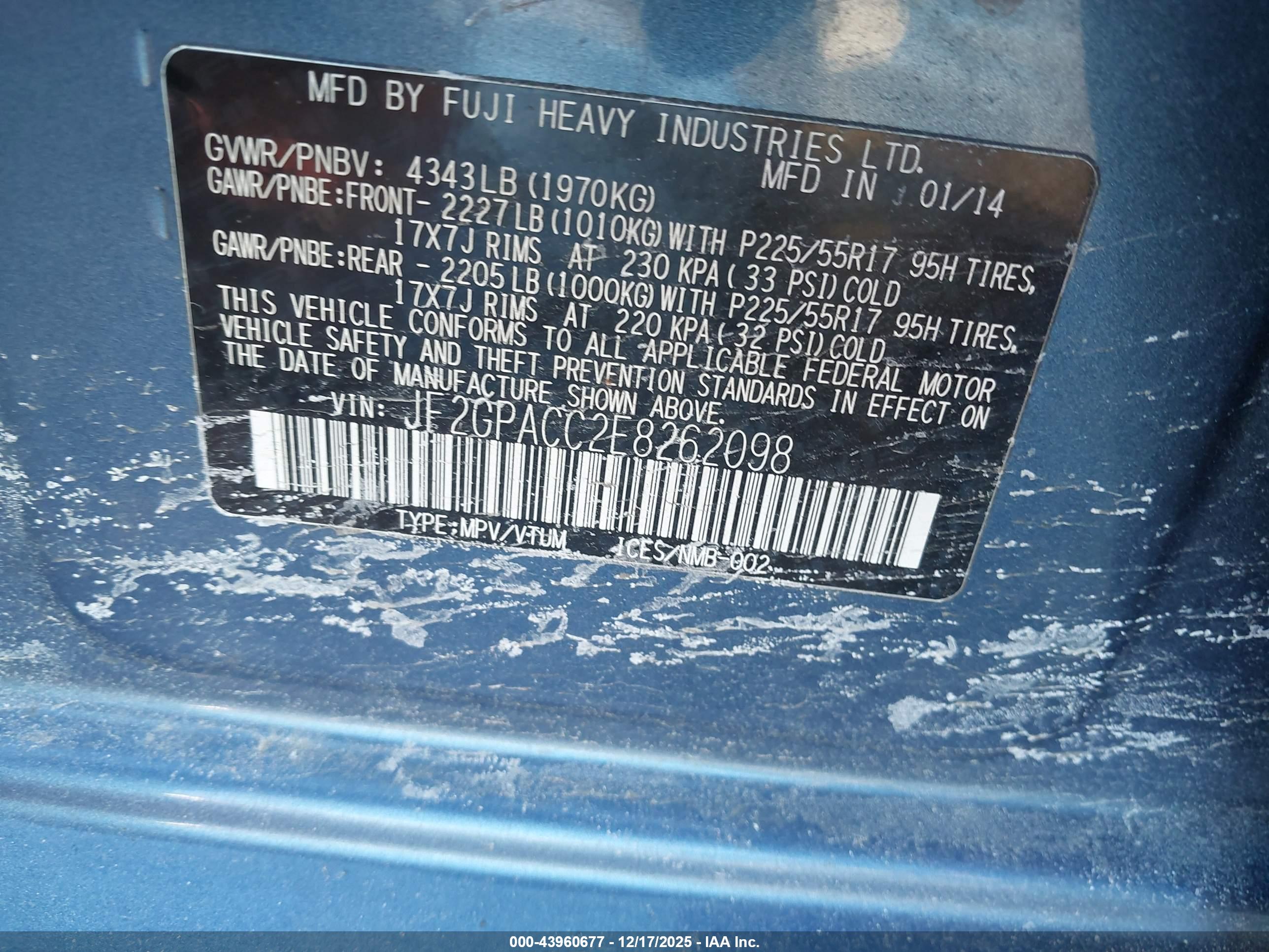 SUBARU XV image 9