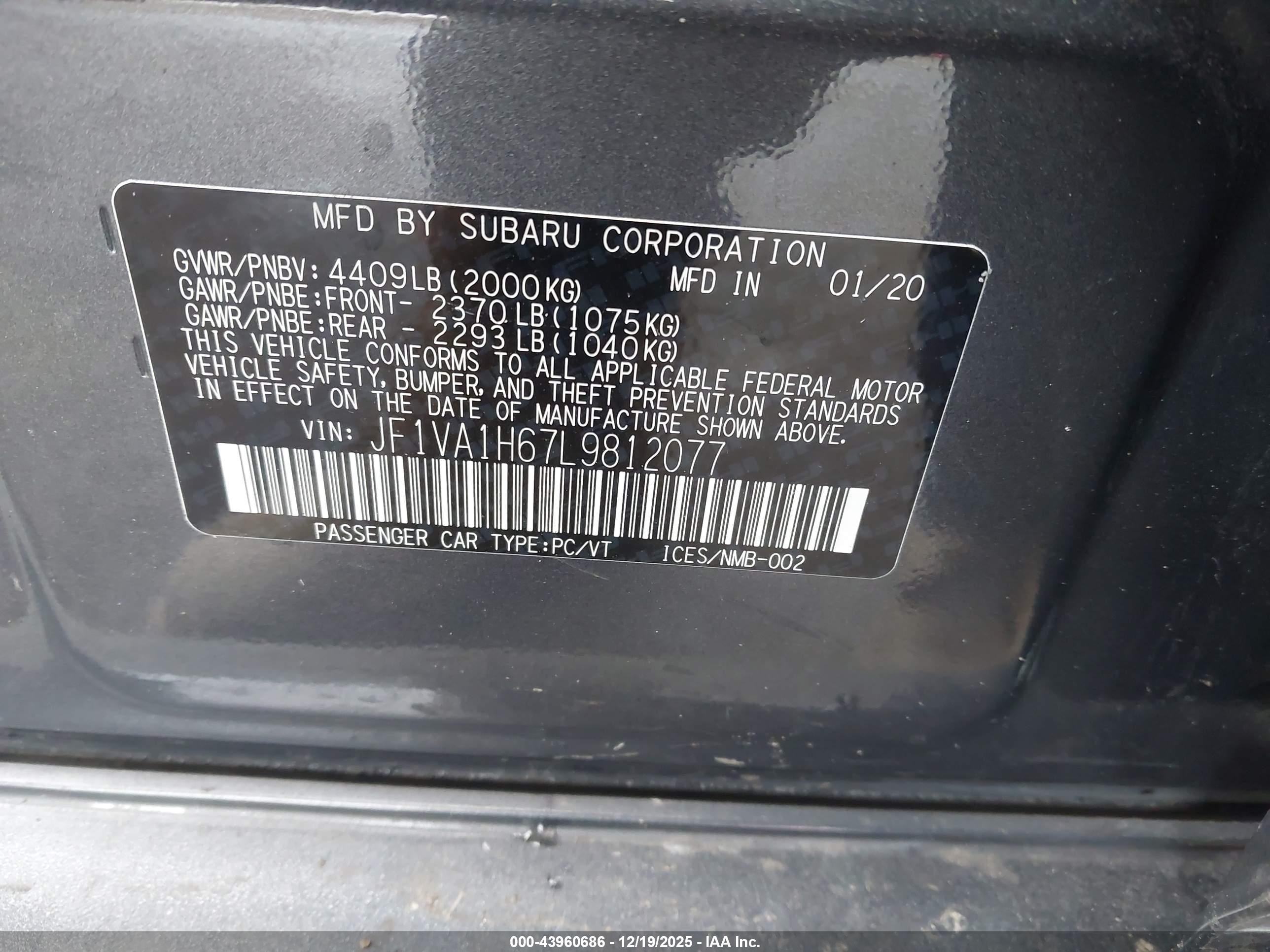 SUBARU WRX image 9