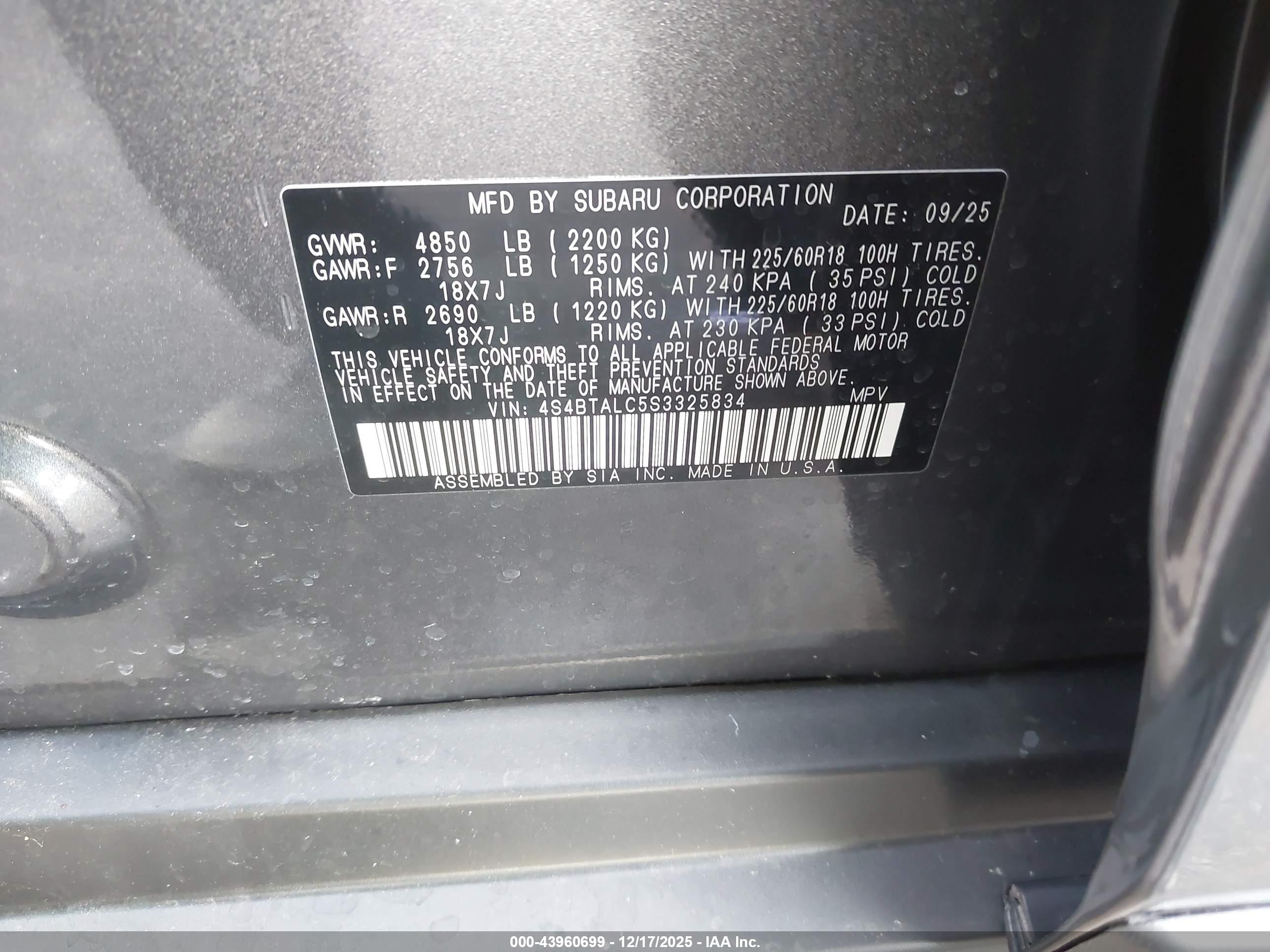 SUBARU OUTBACK image 9
