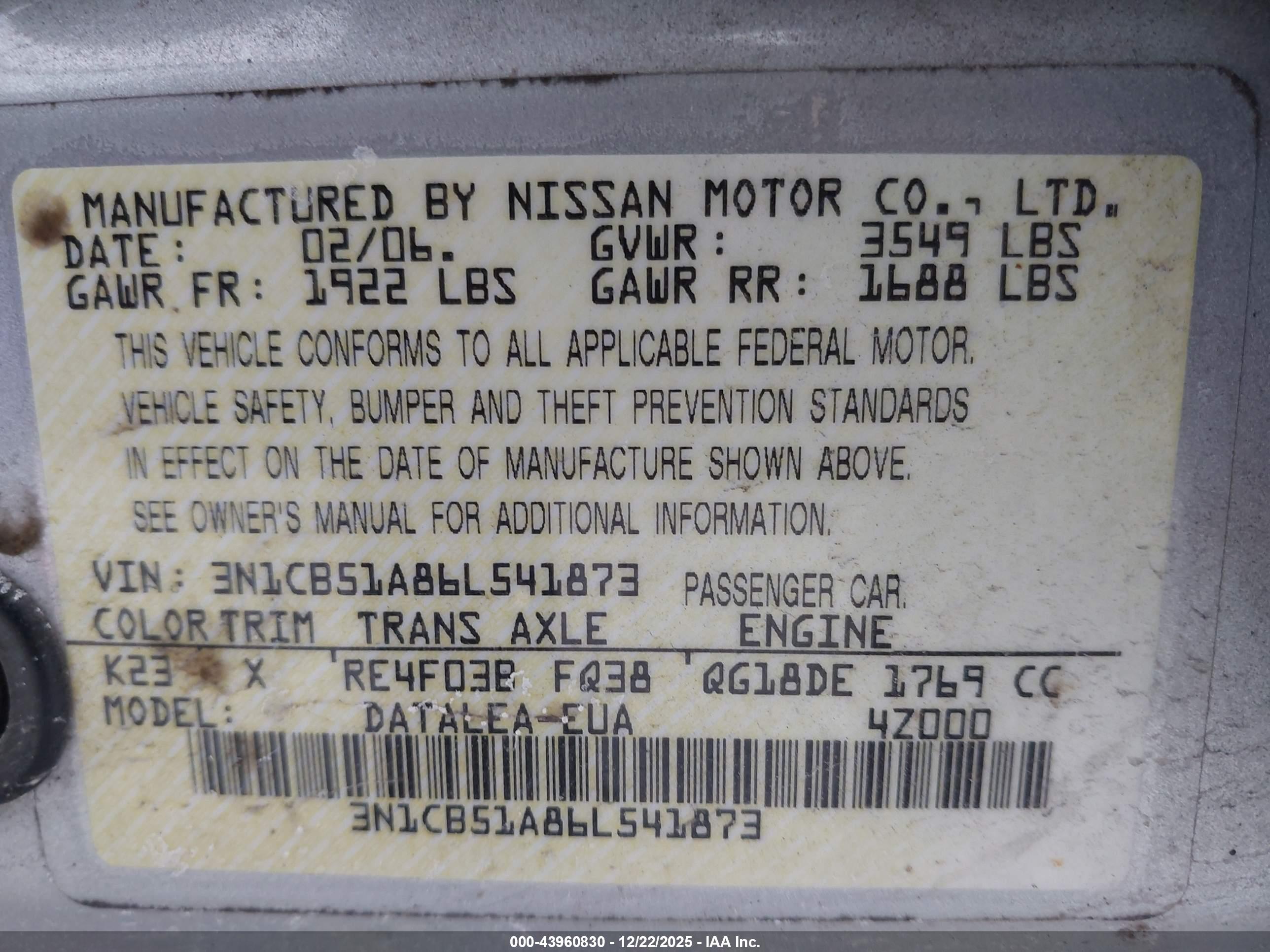 NISSAN SENTRA image 9