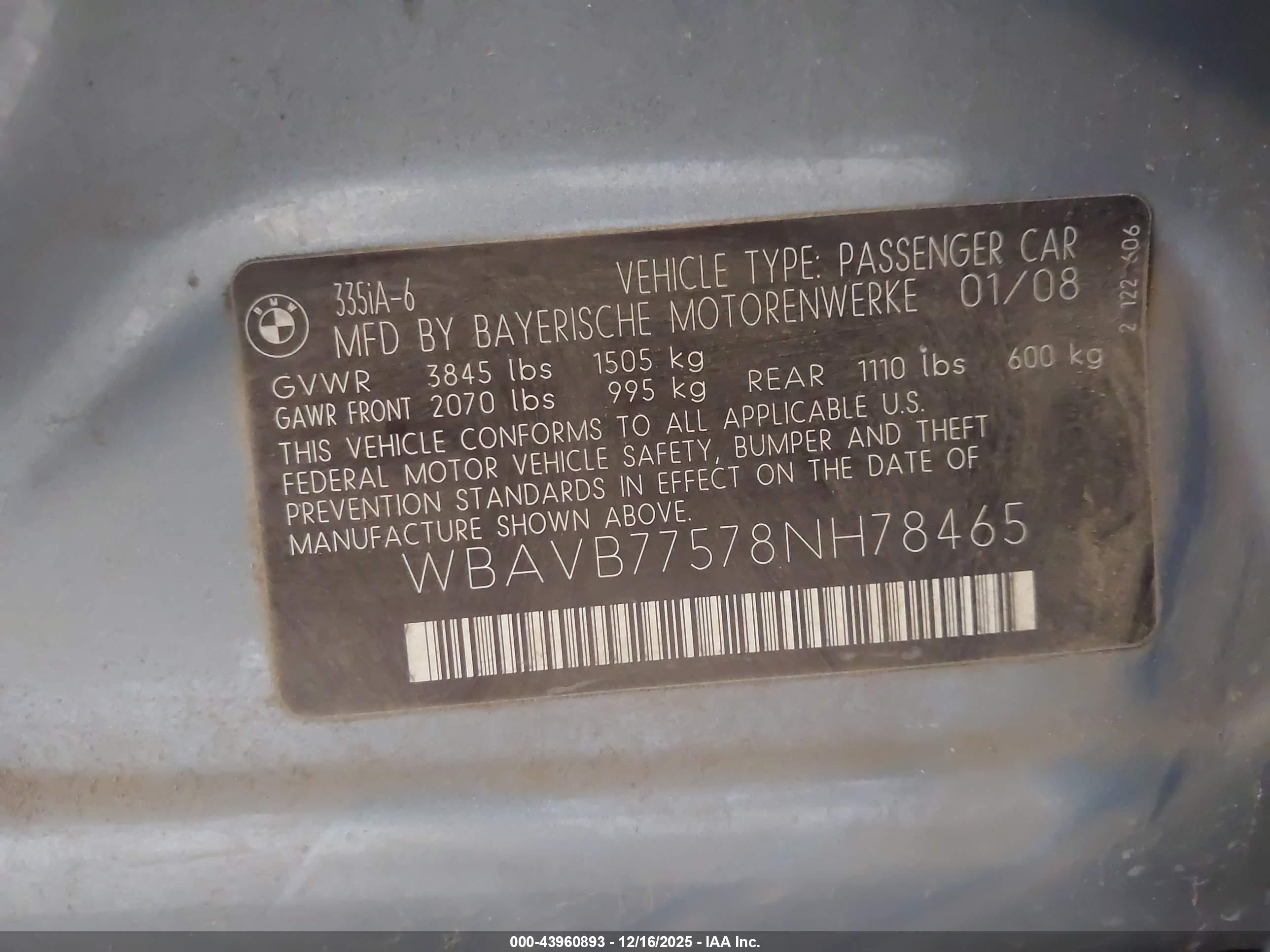 BMW 335I image 9