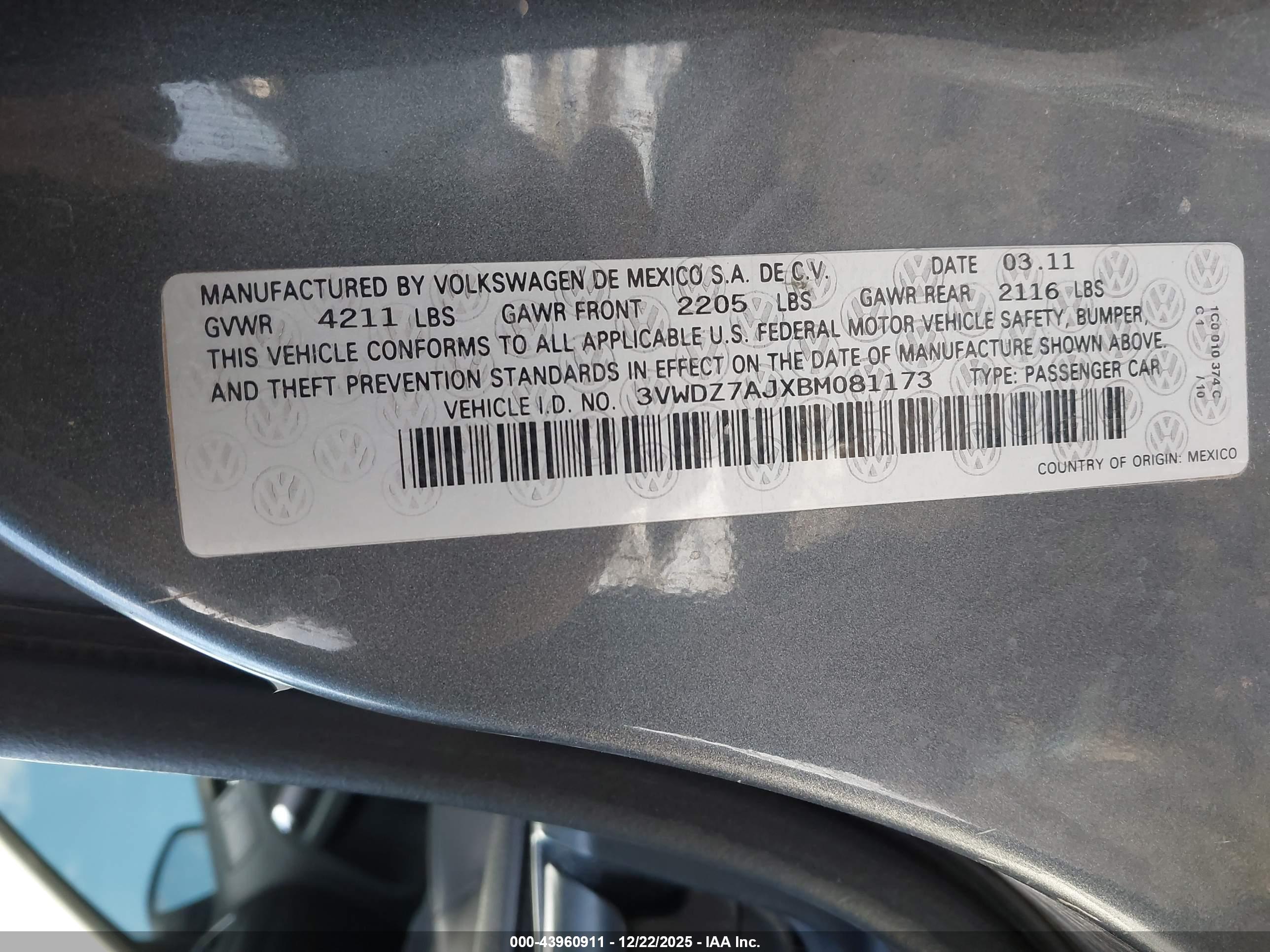 VOLKSWAGEN JETTA image 9