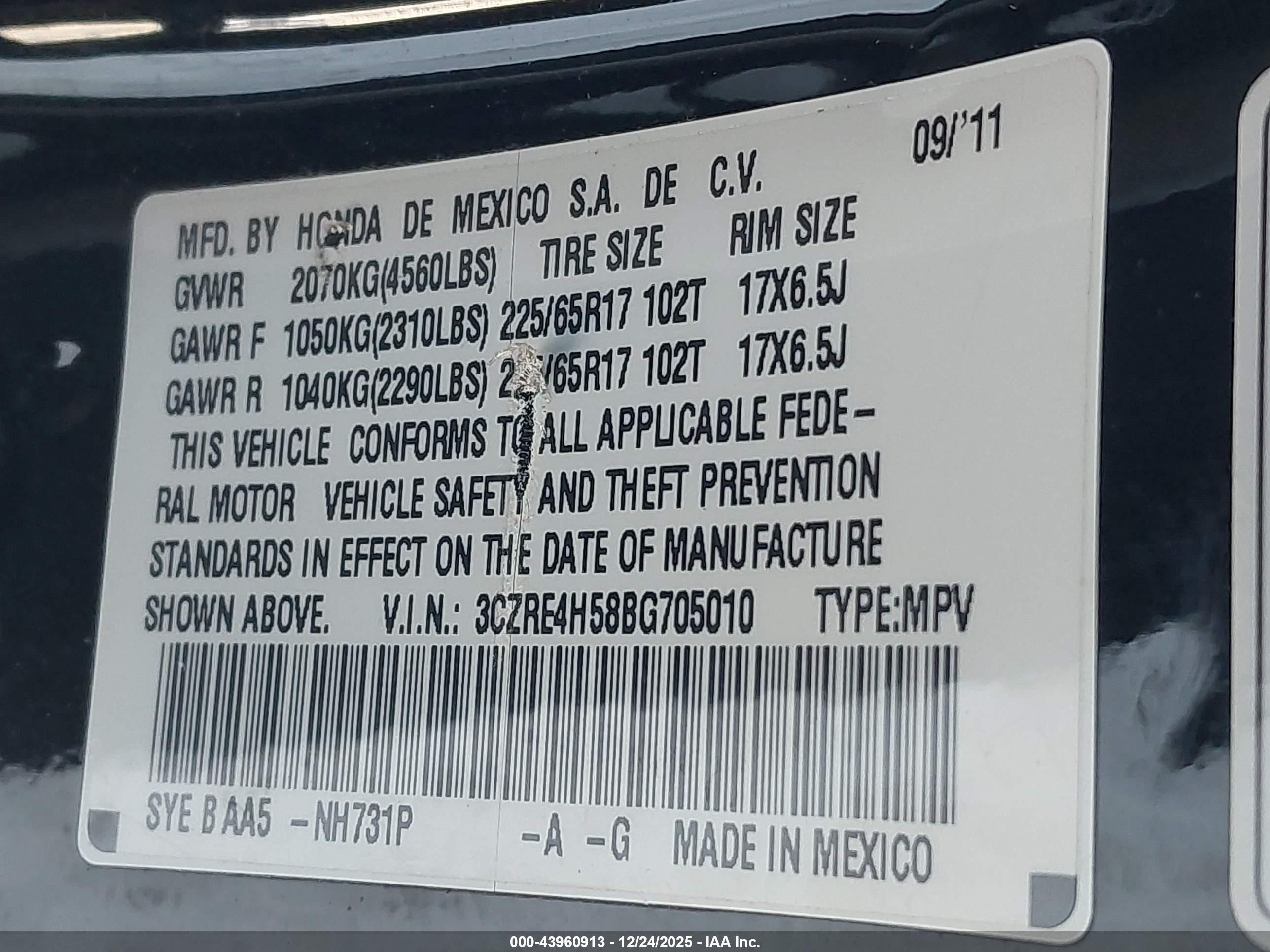 HONDA CR-V image 9