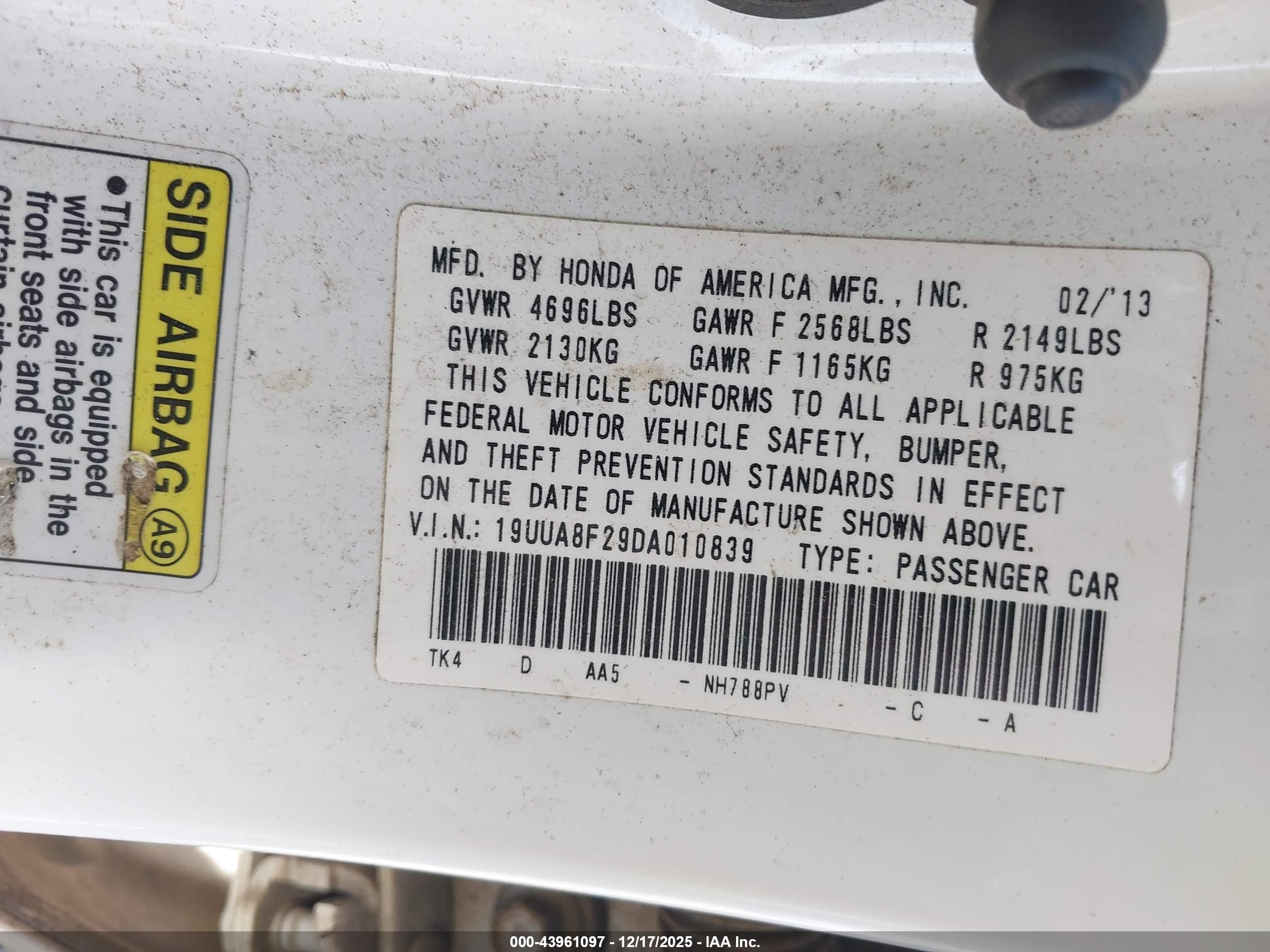 ACURA TL image 9