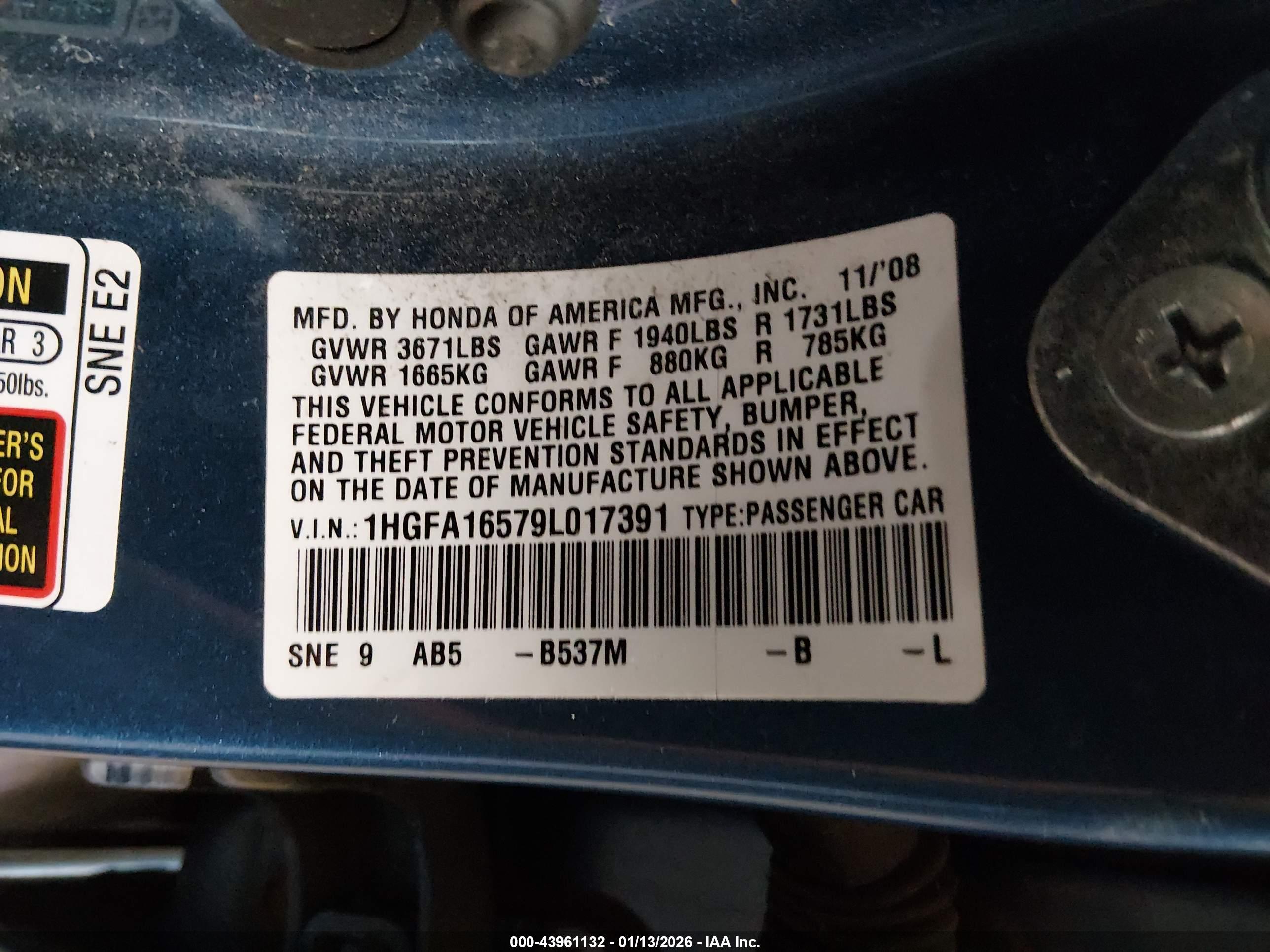 HONDA CIVIC image 9