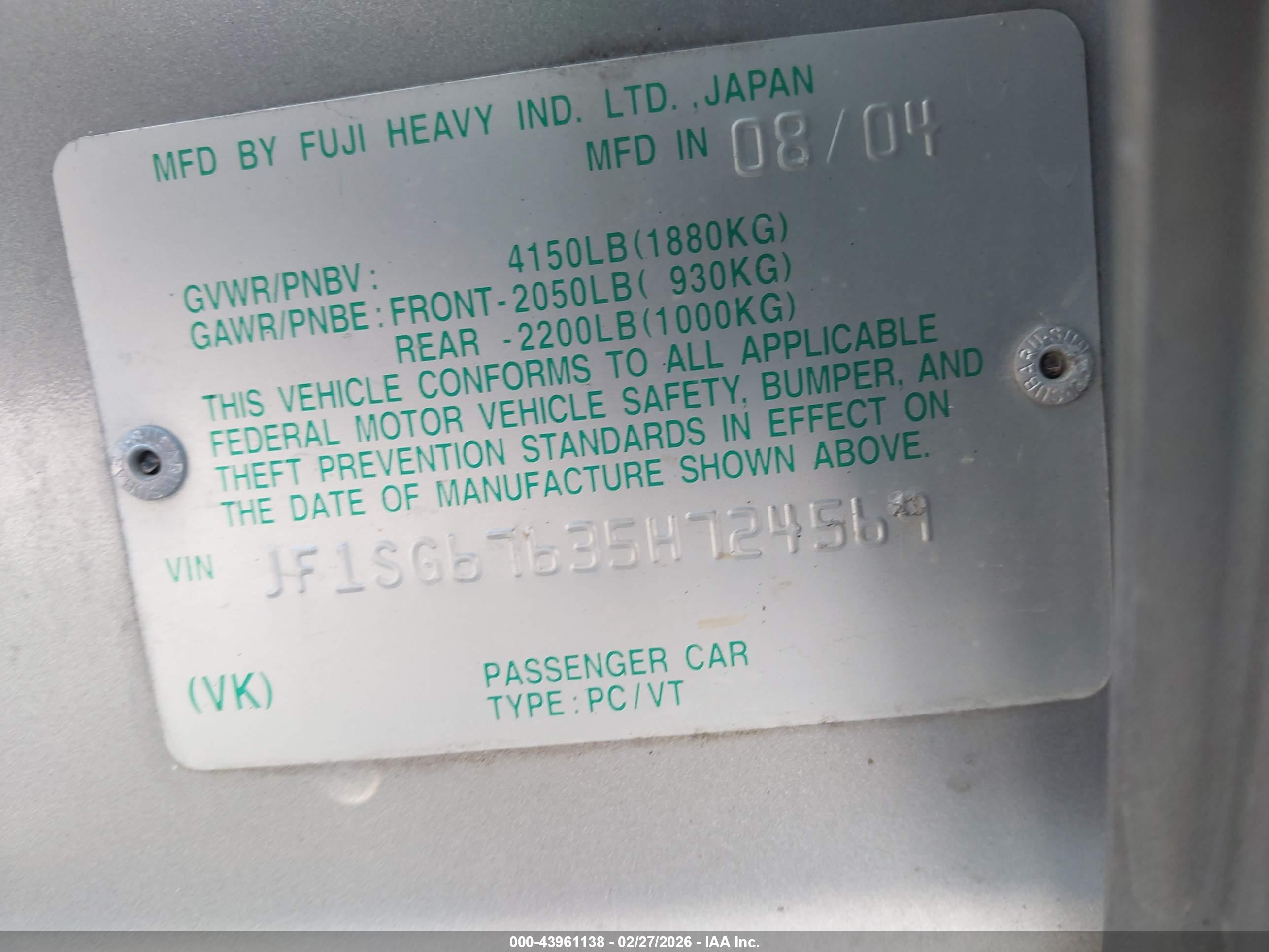 SUBARU FORESTER image 9
