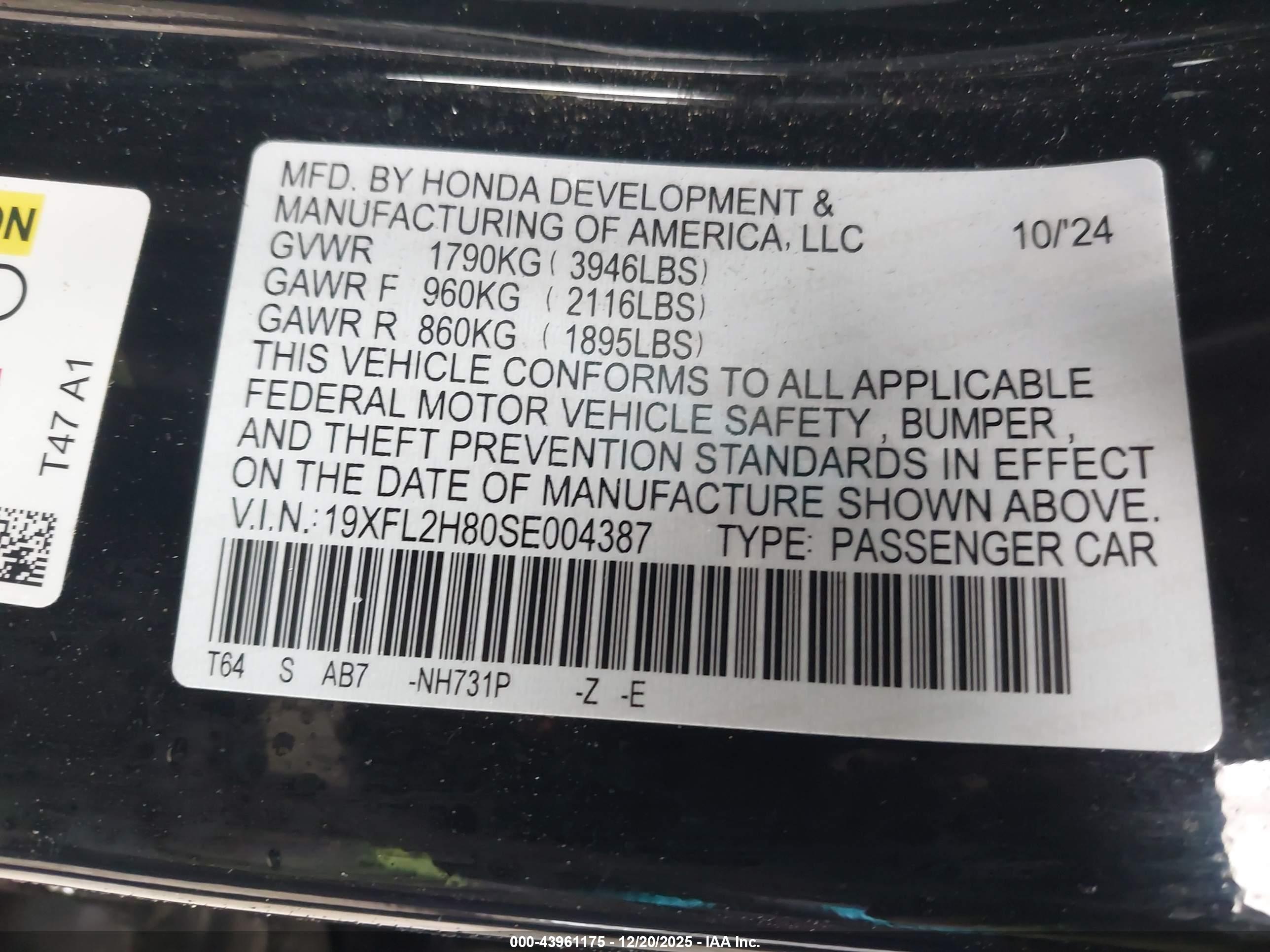 HONDA CIVIC image 9