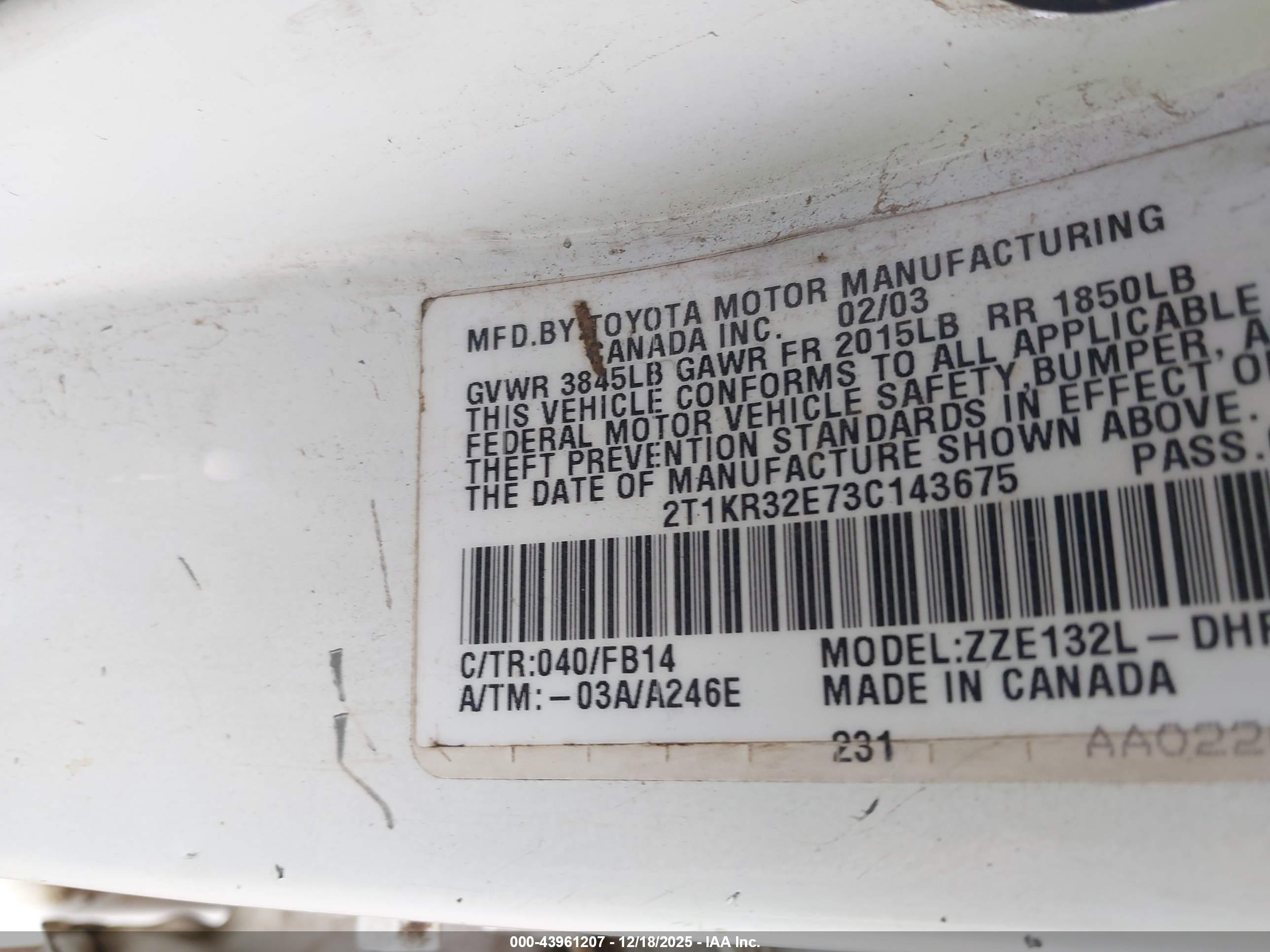 TOYOTA MATRIX image 9
