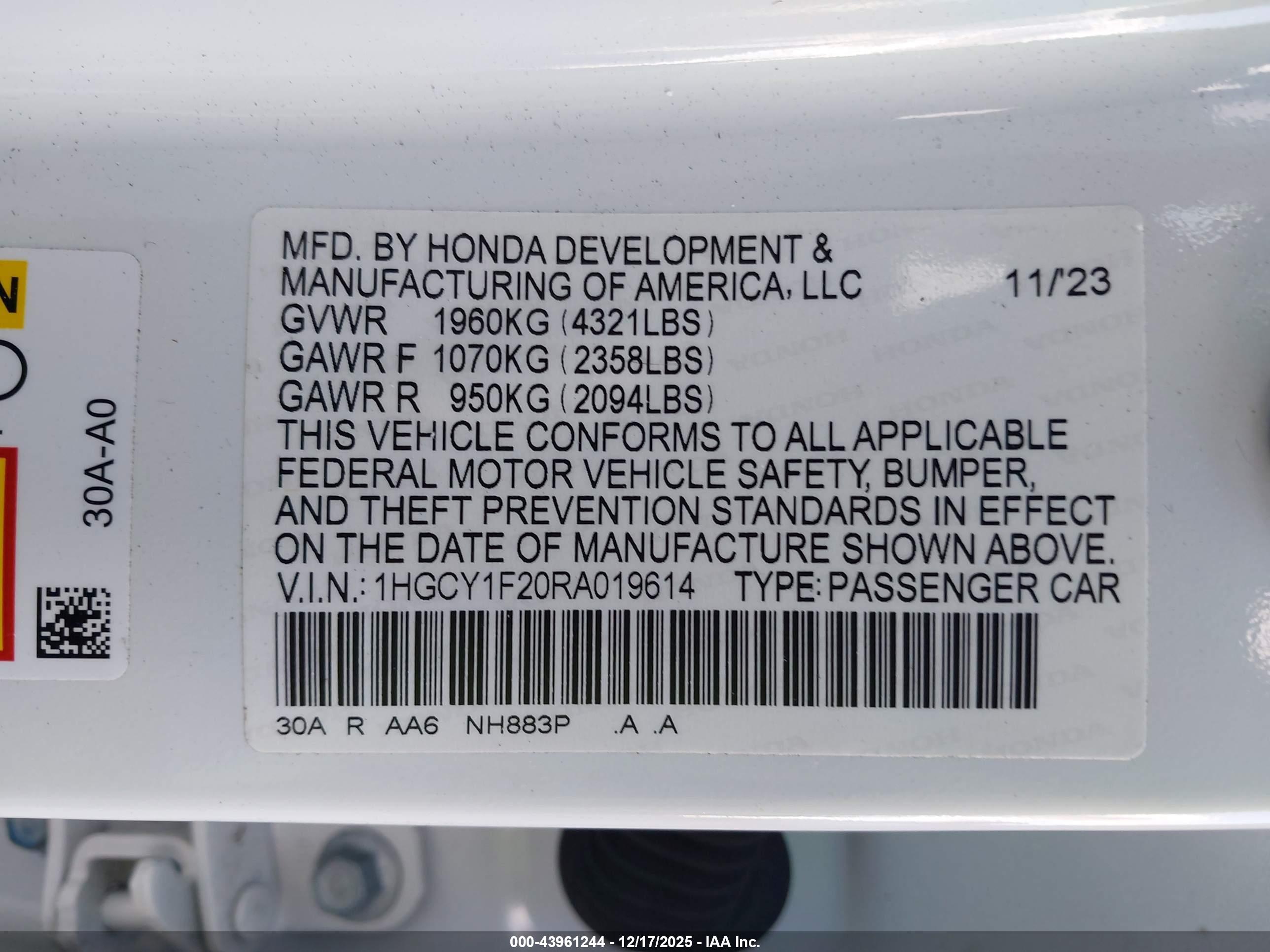 HONDA ACCORD image 9